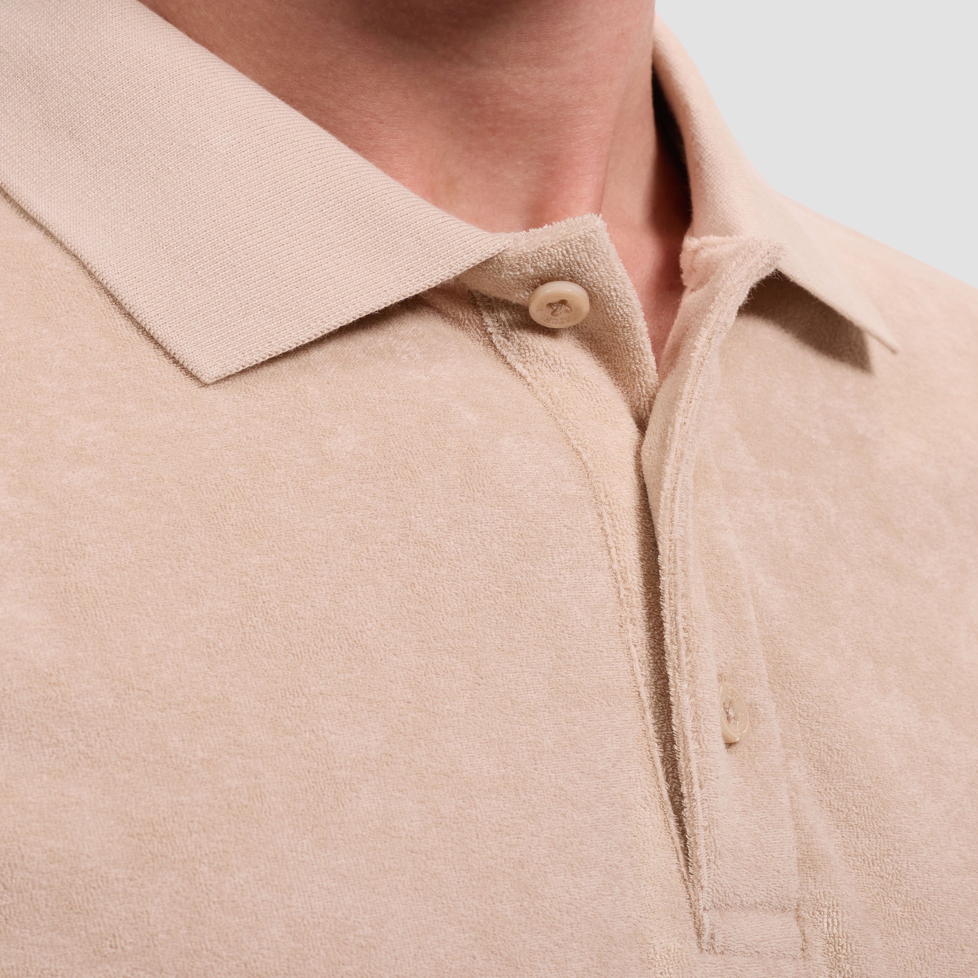 French Terry Polo Shirt