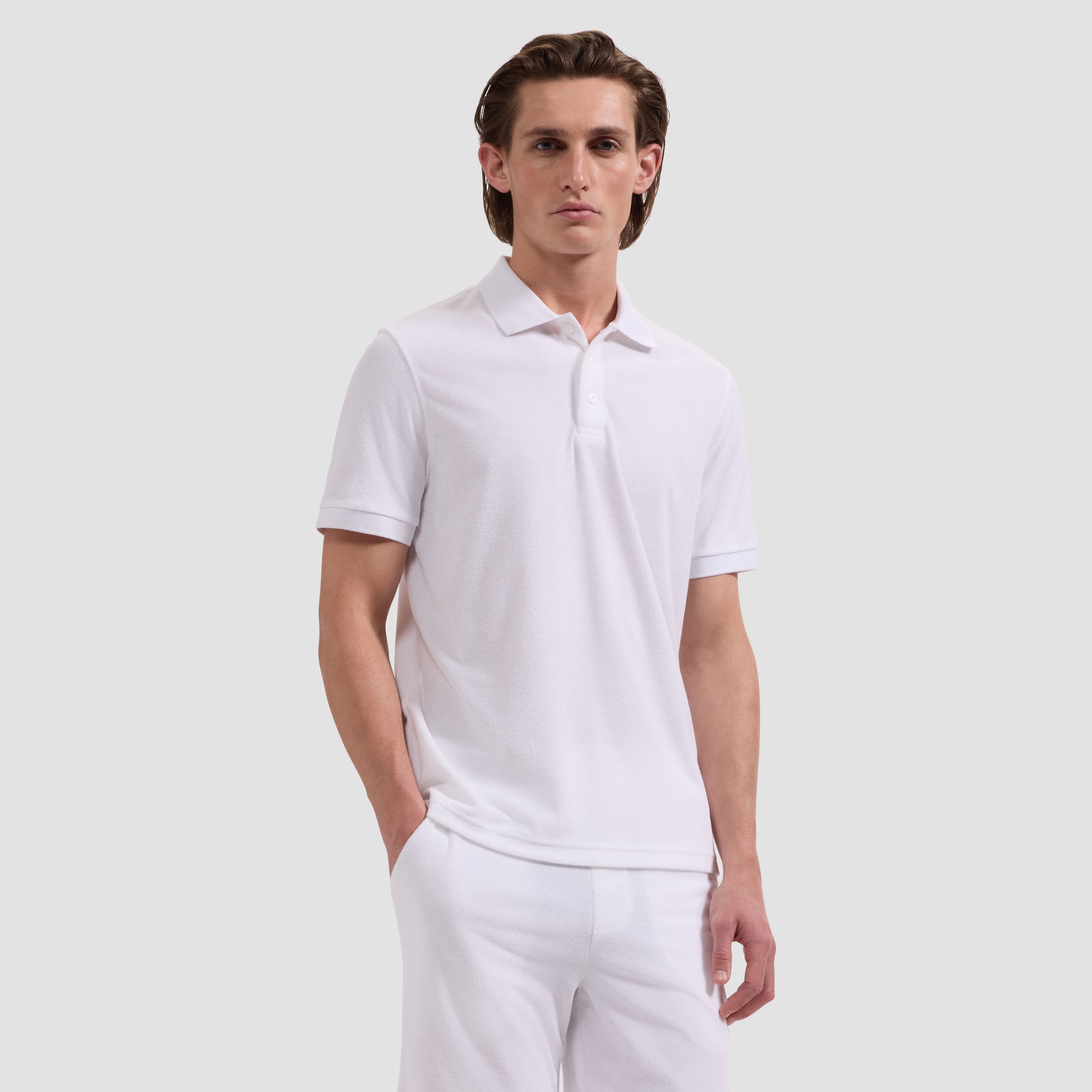French Terry Polo Shirt