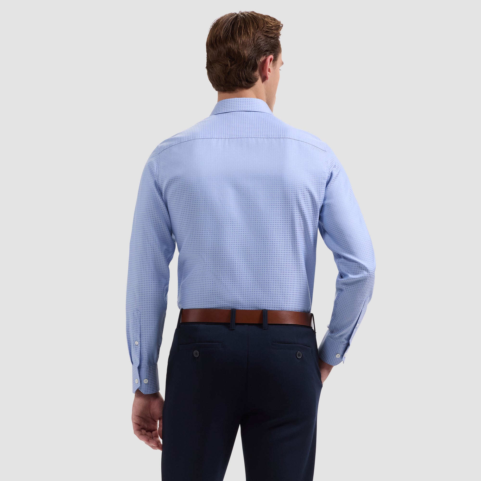 Axel Micro Check Jacquard Shirt