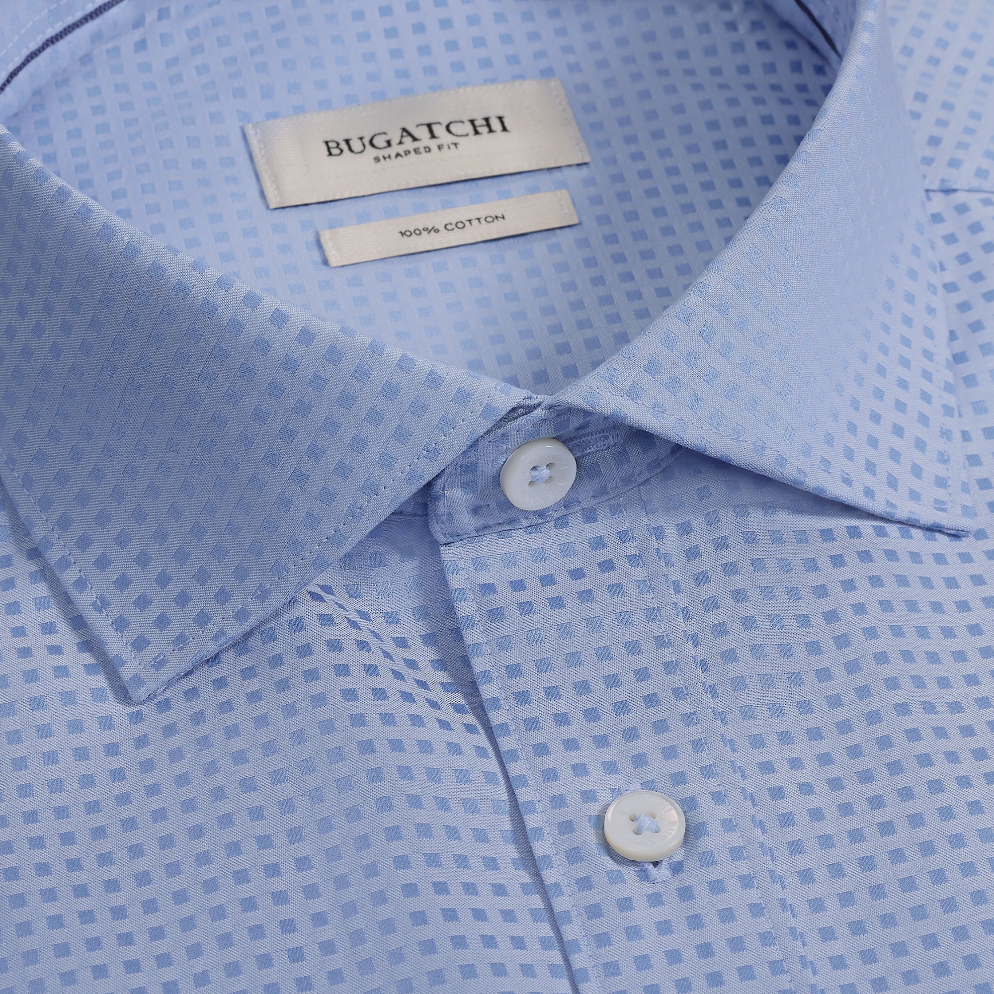 Axel Micro Check Jacquard Shirt