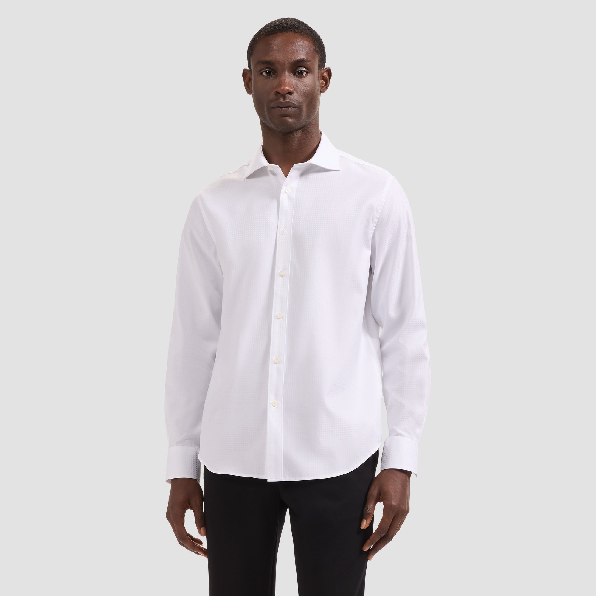Axel Micro Check Jacquard Shirt