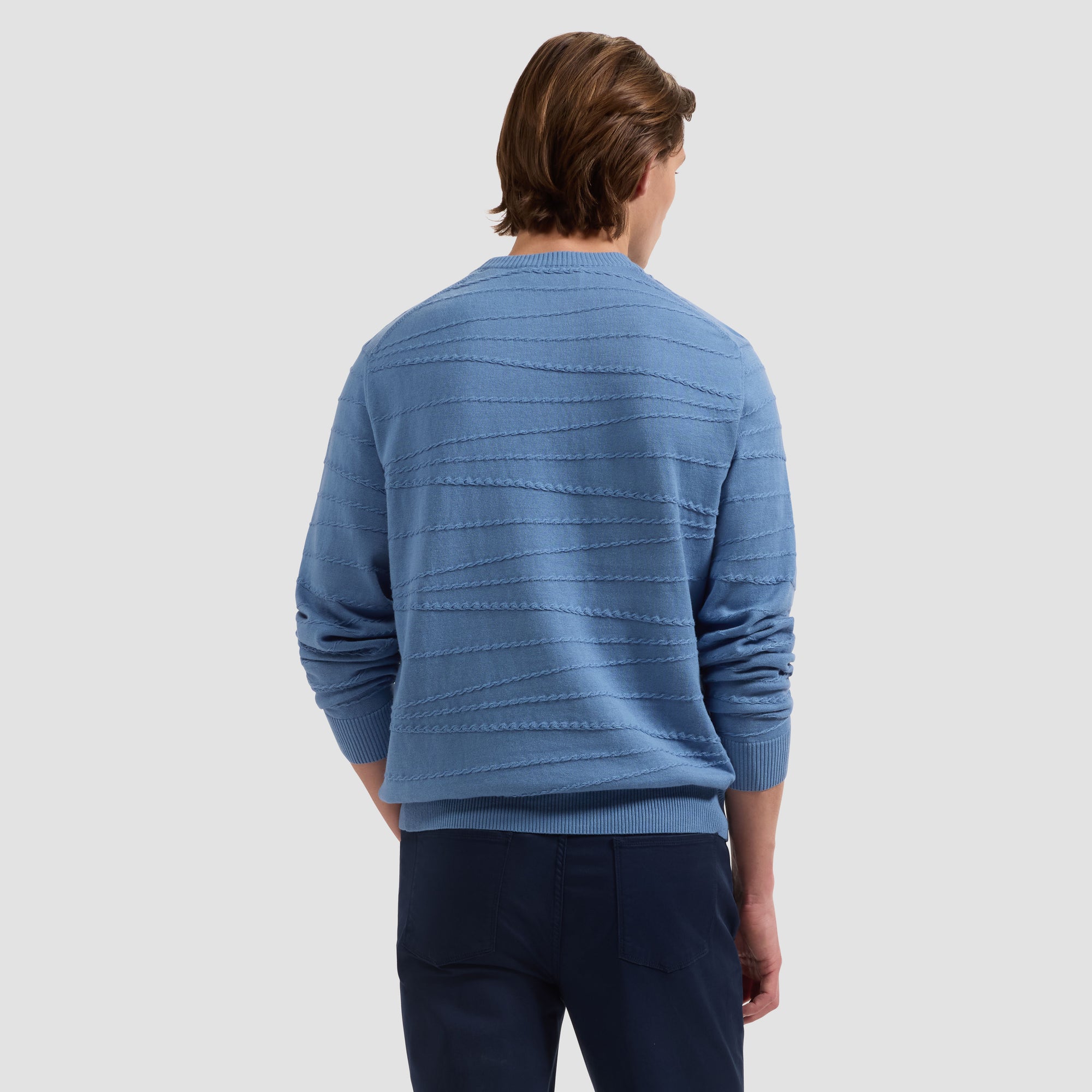 Chain-Link Crewneck Sweater