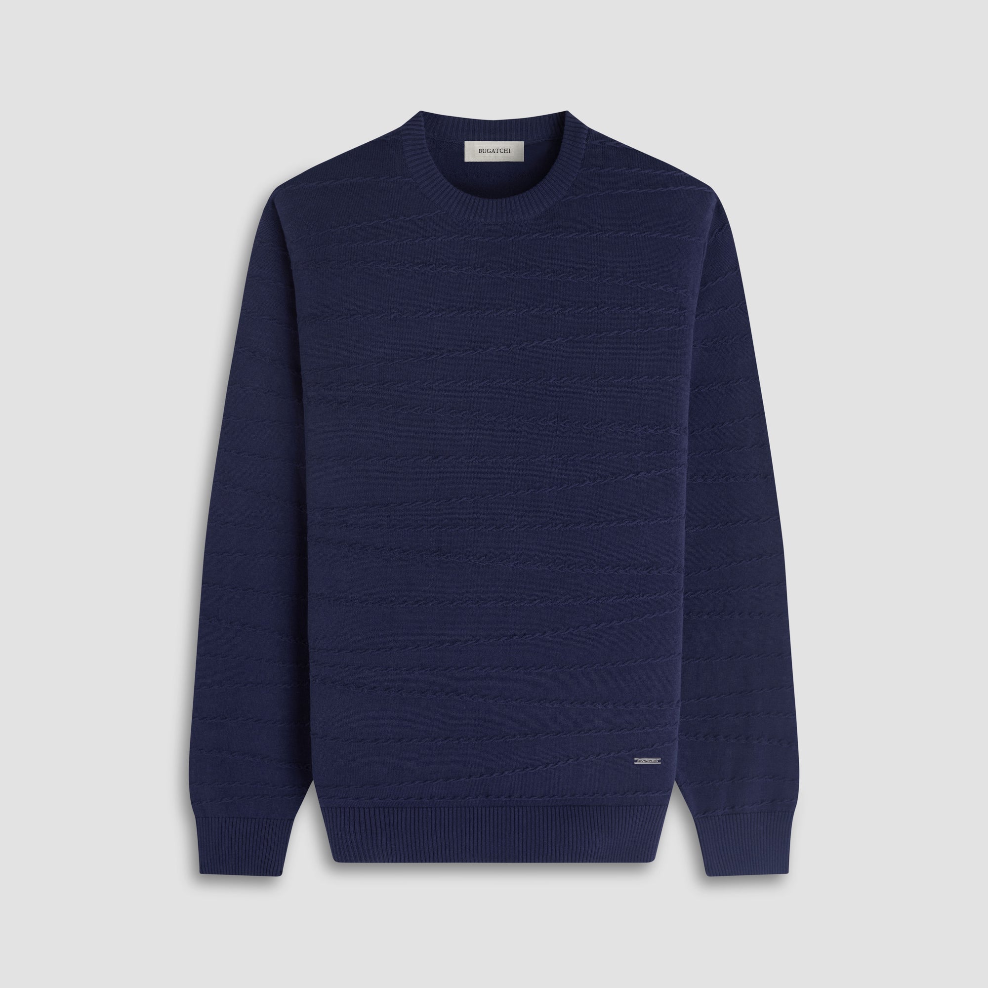 Chain-Link Crewneck Sweater