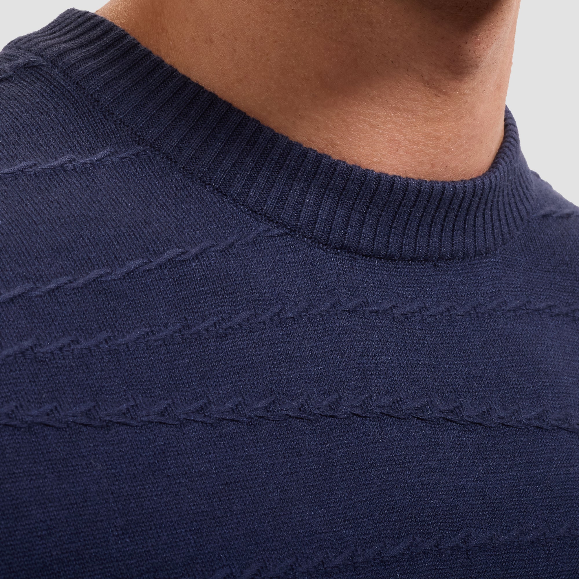 Chain-Link Crewneck Sweater