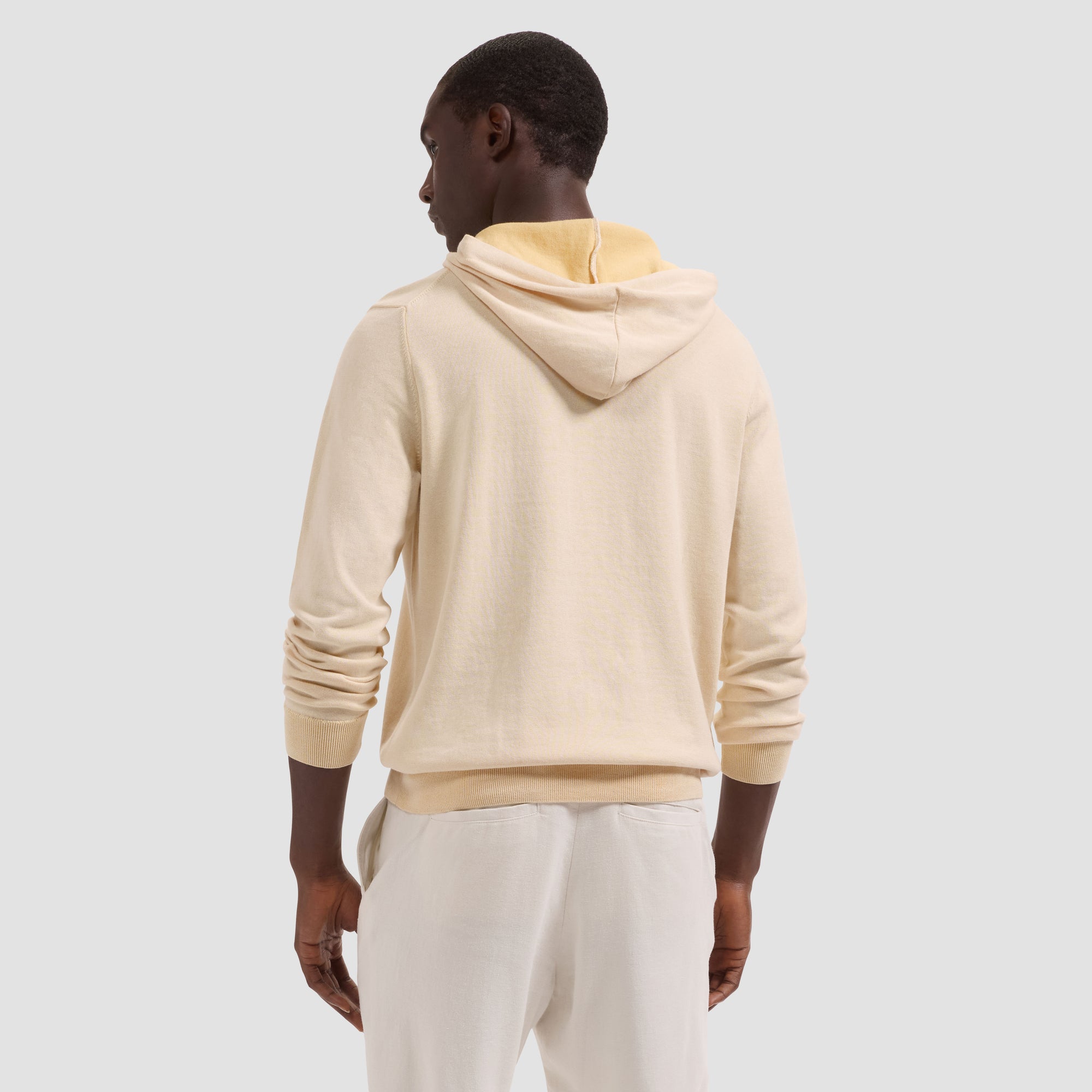 Jersey Knit Hoodie Sweater