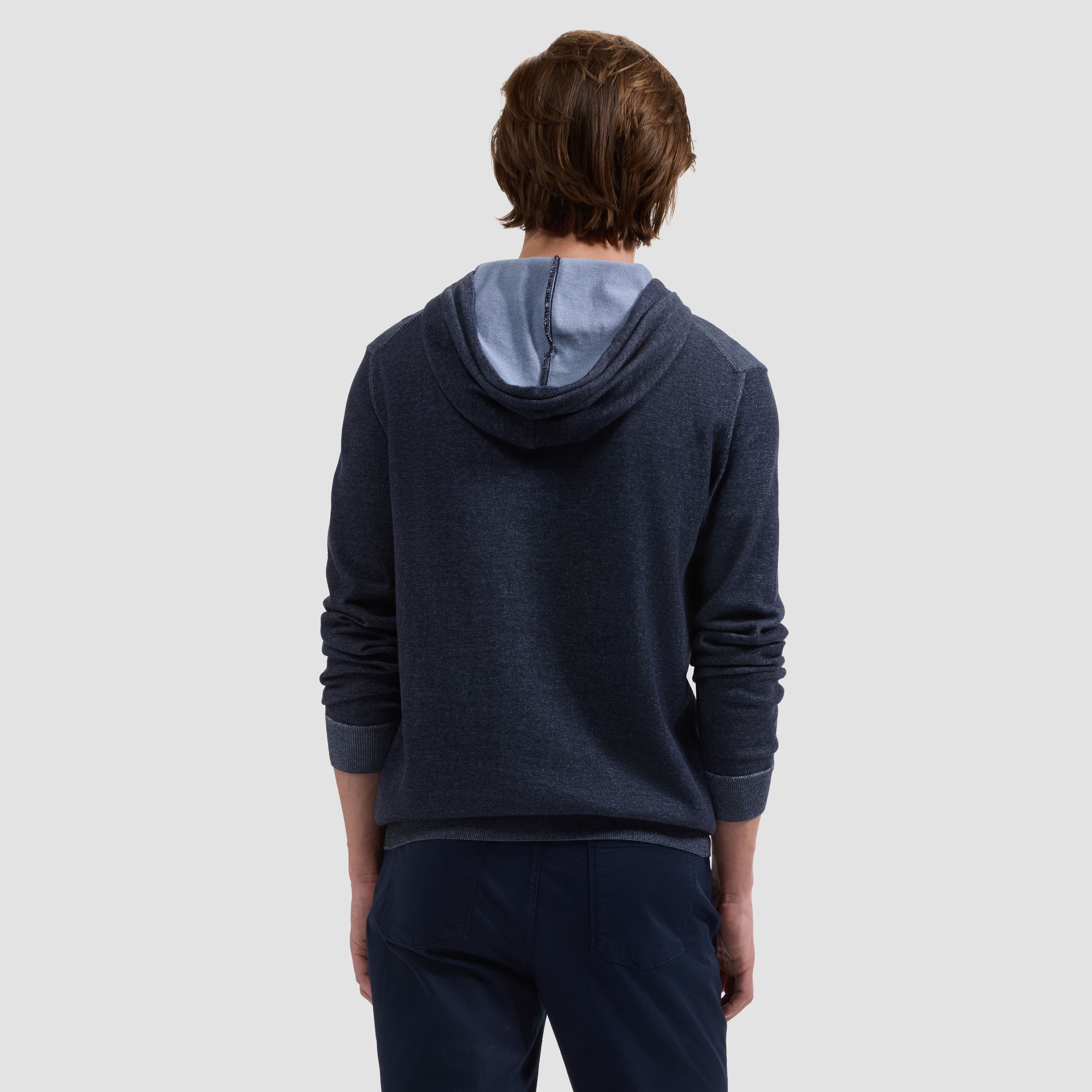 Jersey Knit Hoodie Sweater