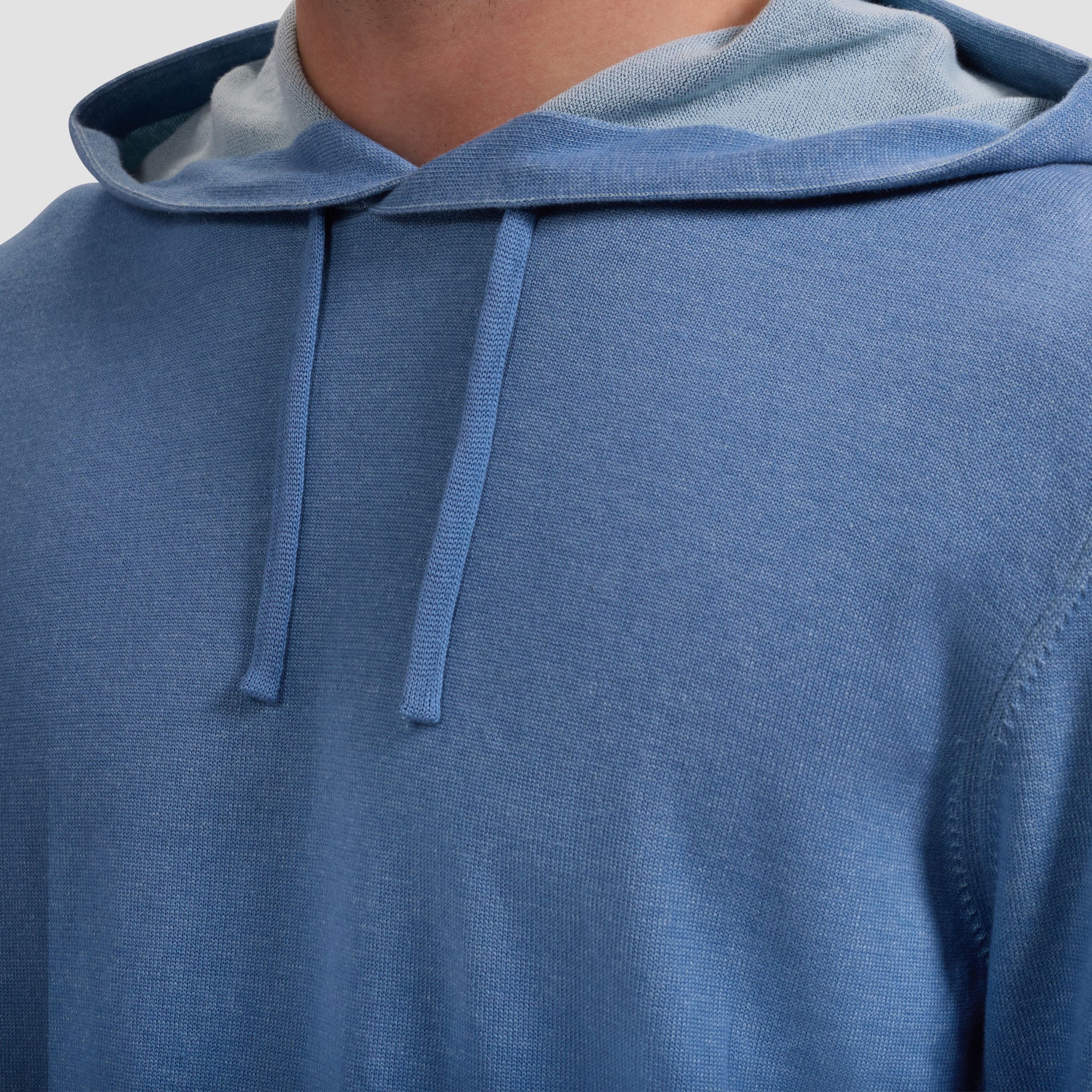 Jersey Knit Hoodie Sweater