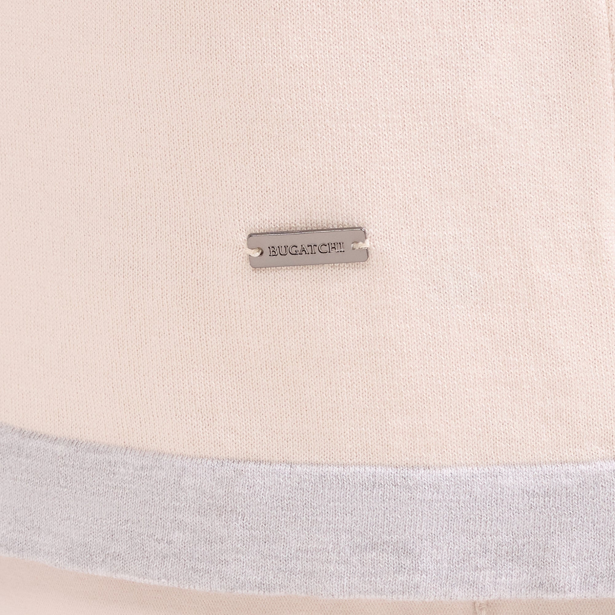 Jersey Knit Short-Sleeve Polo Sweater