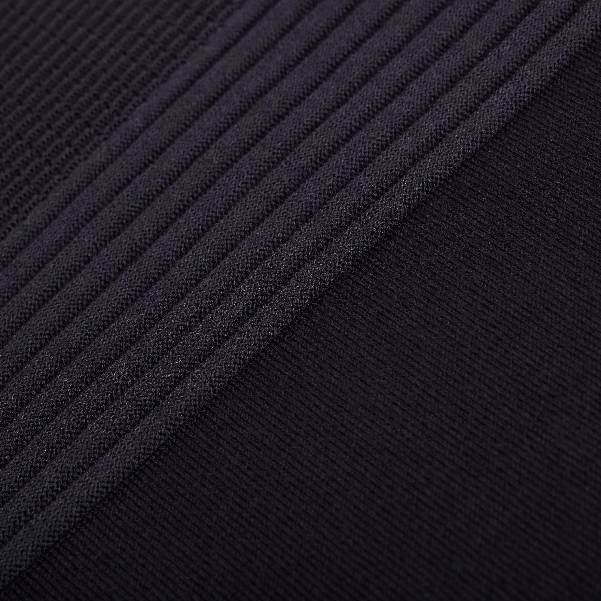 Waffle Panel Quarter Zip Short-Sleeve Polo Sweater