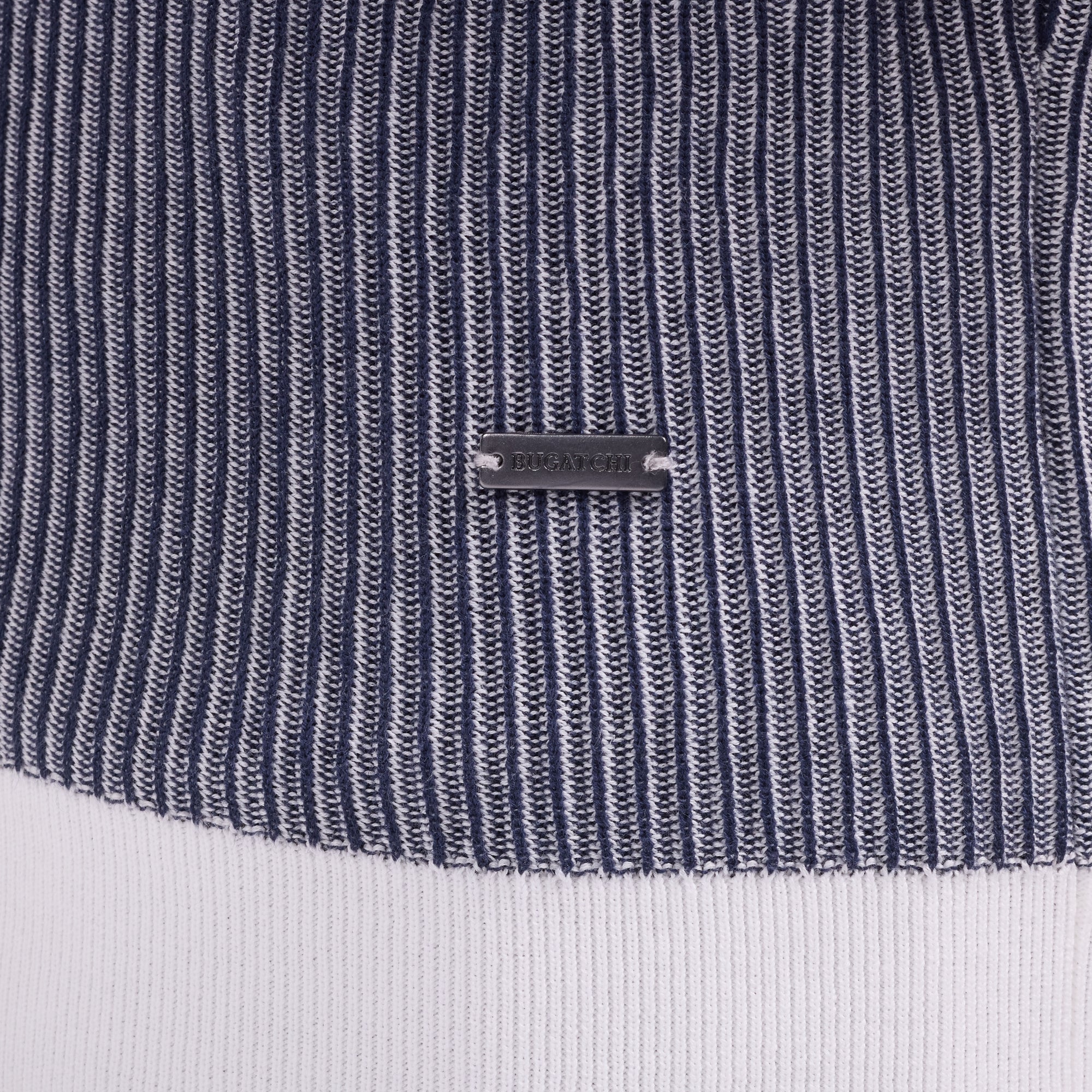 Ottoman Rib Quarter Zip Short-Sleeve Polo Sweater