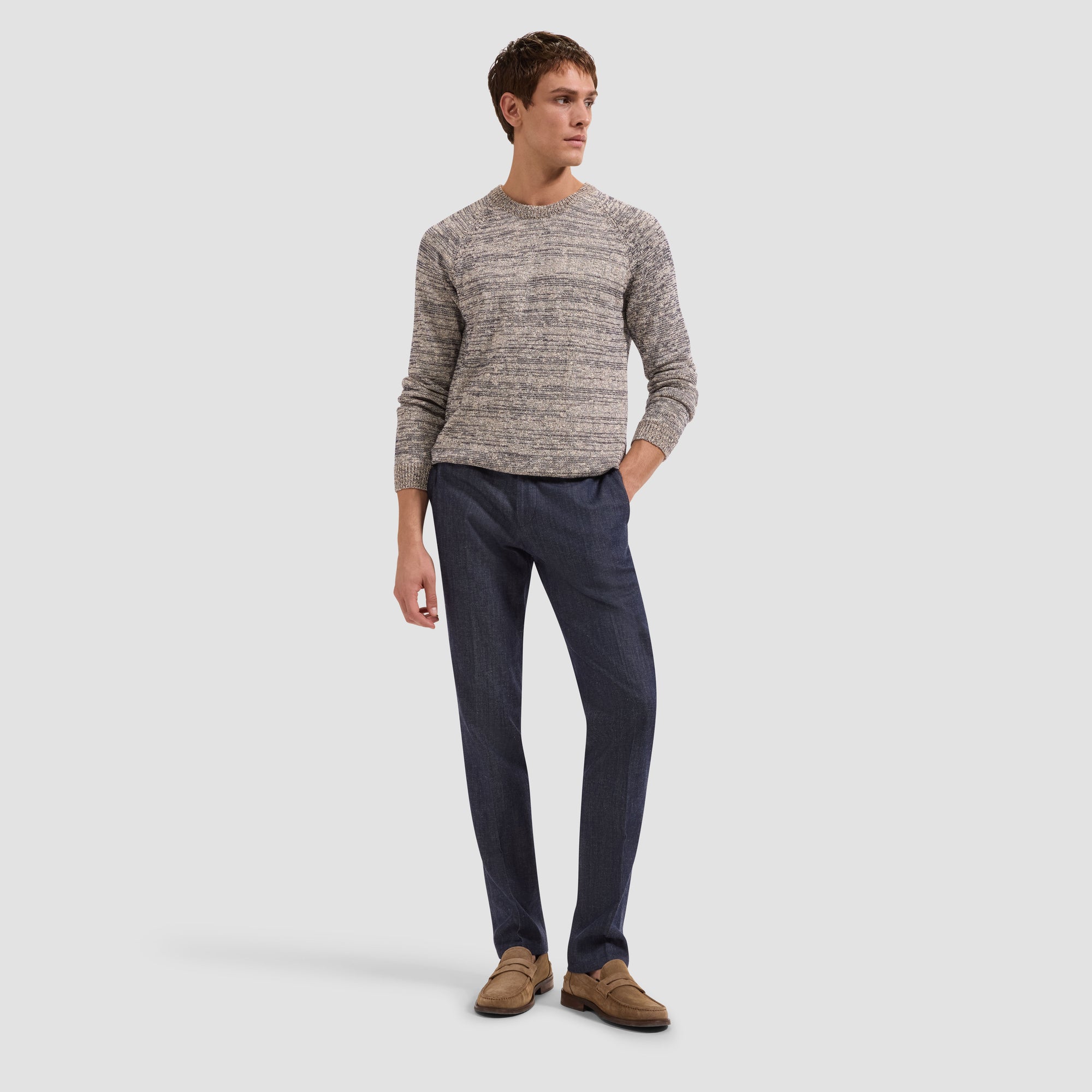 Marled Crewneck Sweater