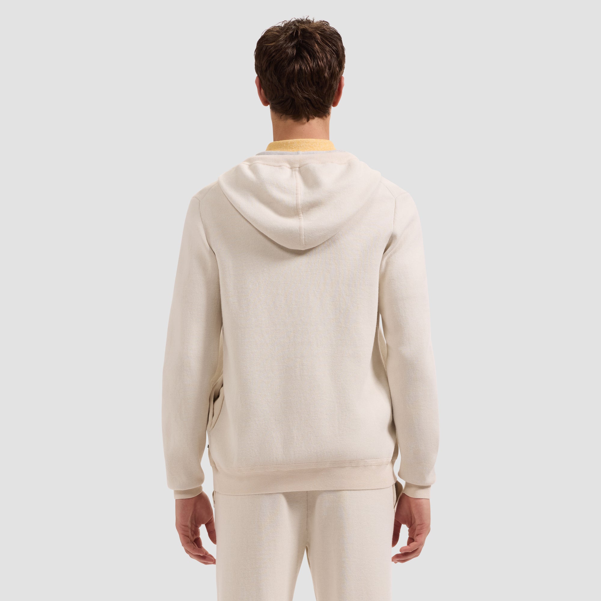 Solid Full-Zip Hoodie Sweater