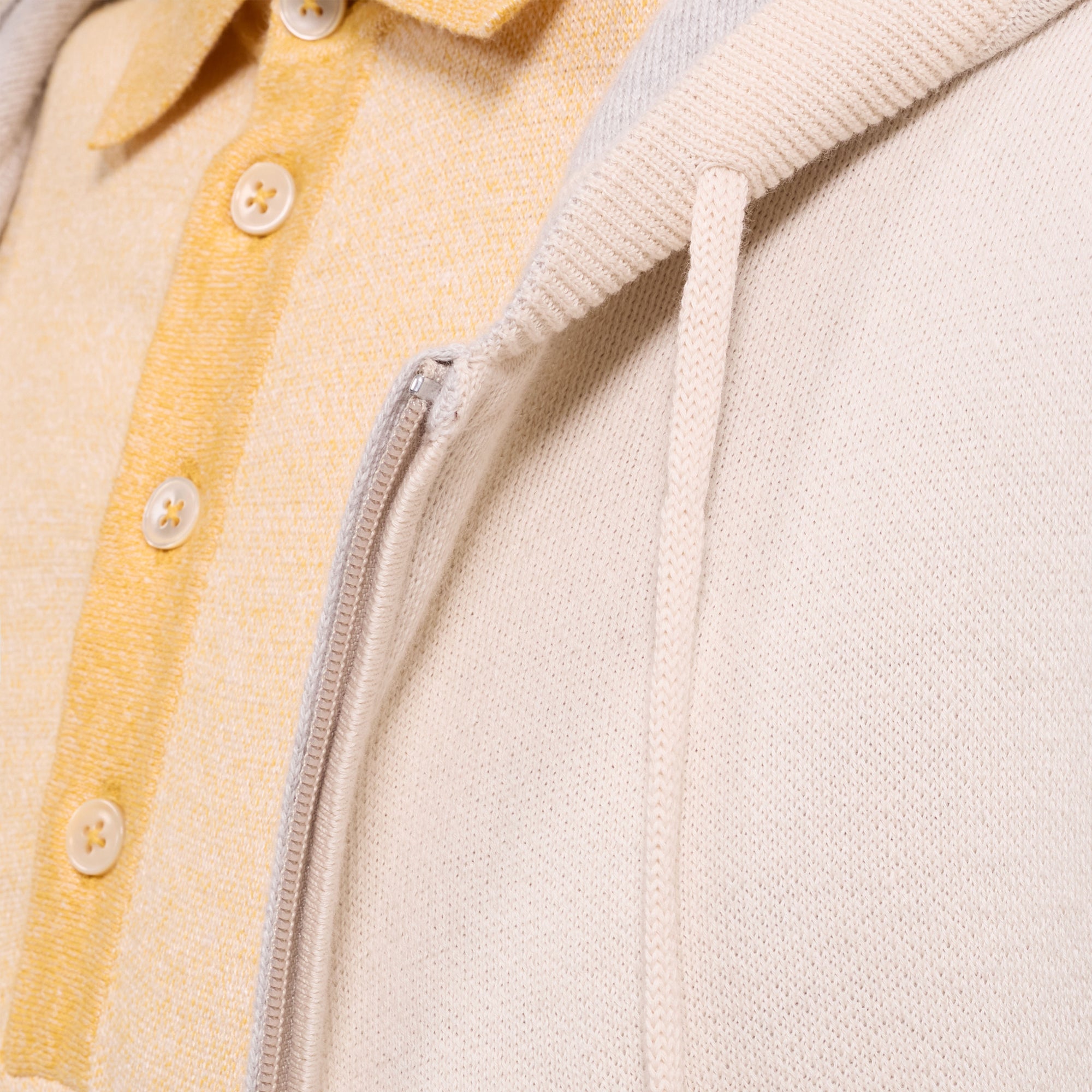 Solid Full-Zip Hoodie Sweater
