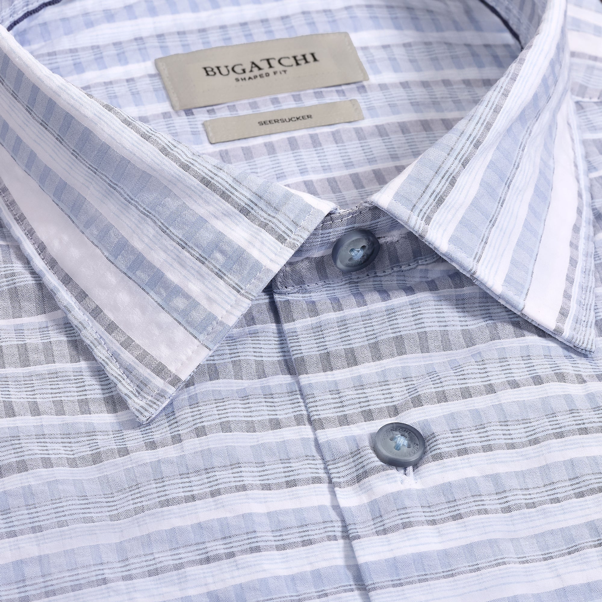 Julian Ombre Stripe Seersucker Shirt