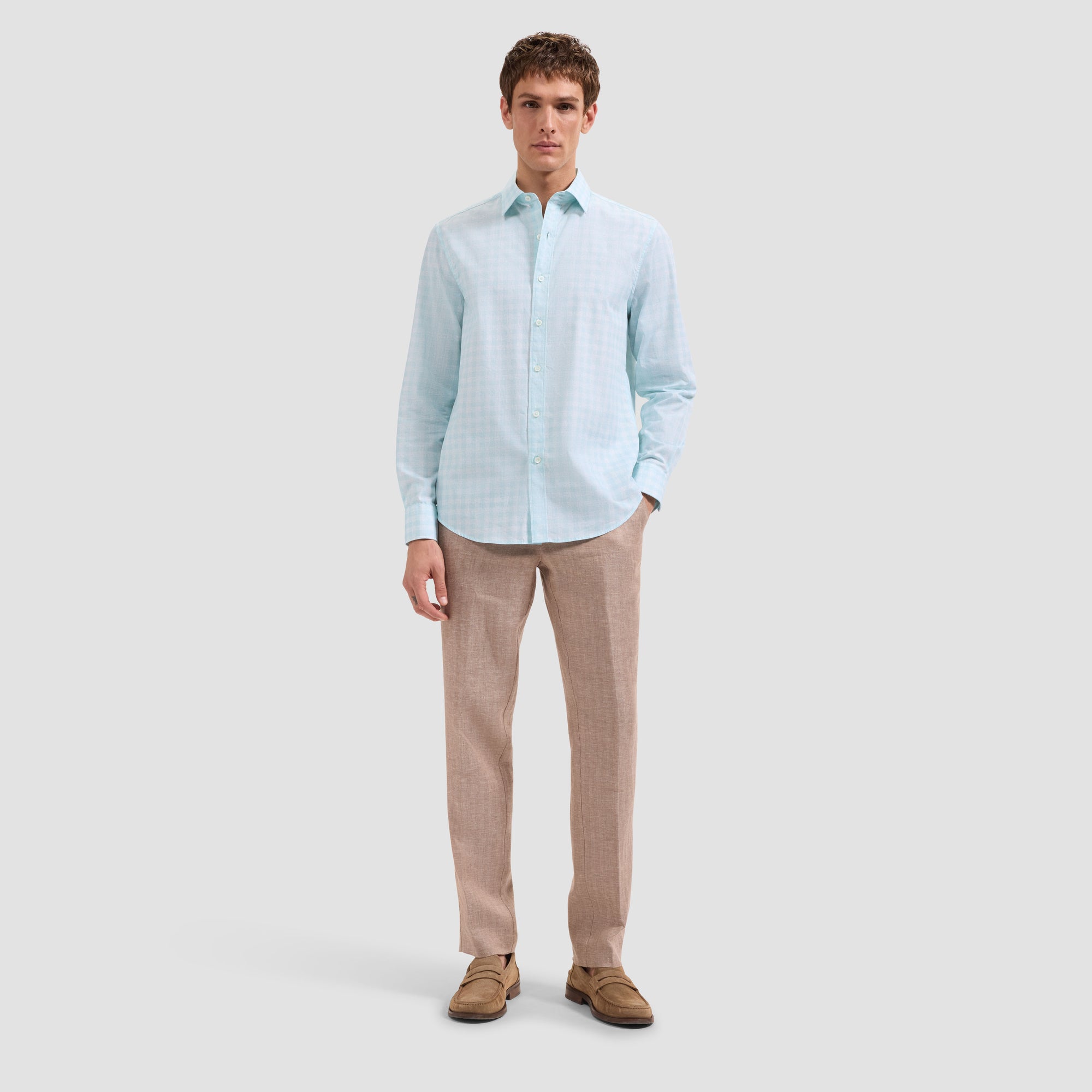 Julian Tonal Check Shirt