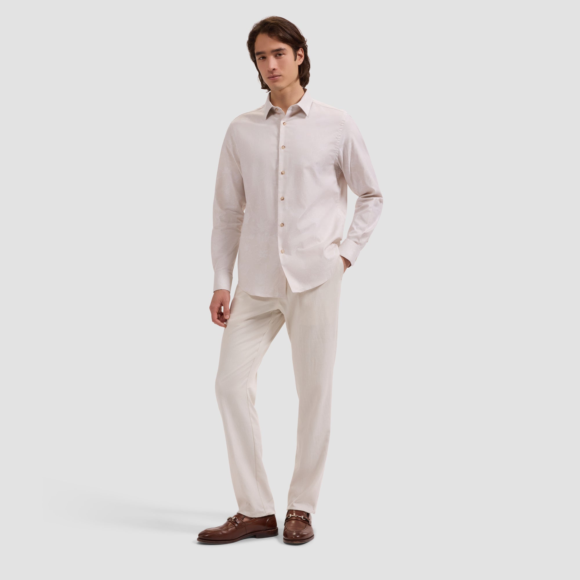 Julian Floral Jacquard Shirt