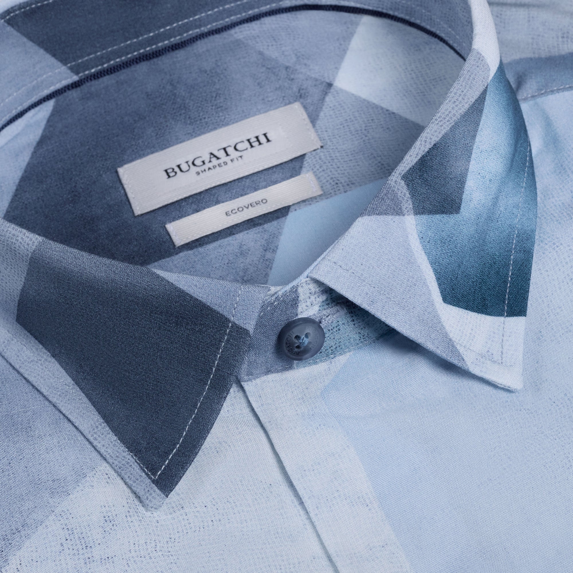 Vero Abstract Geometric Short-Sleeve Shirt