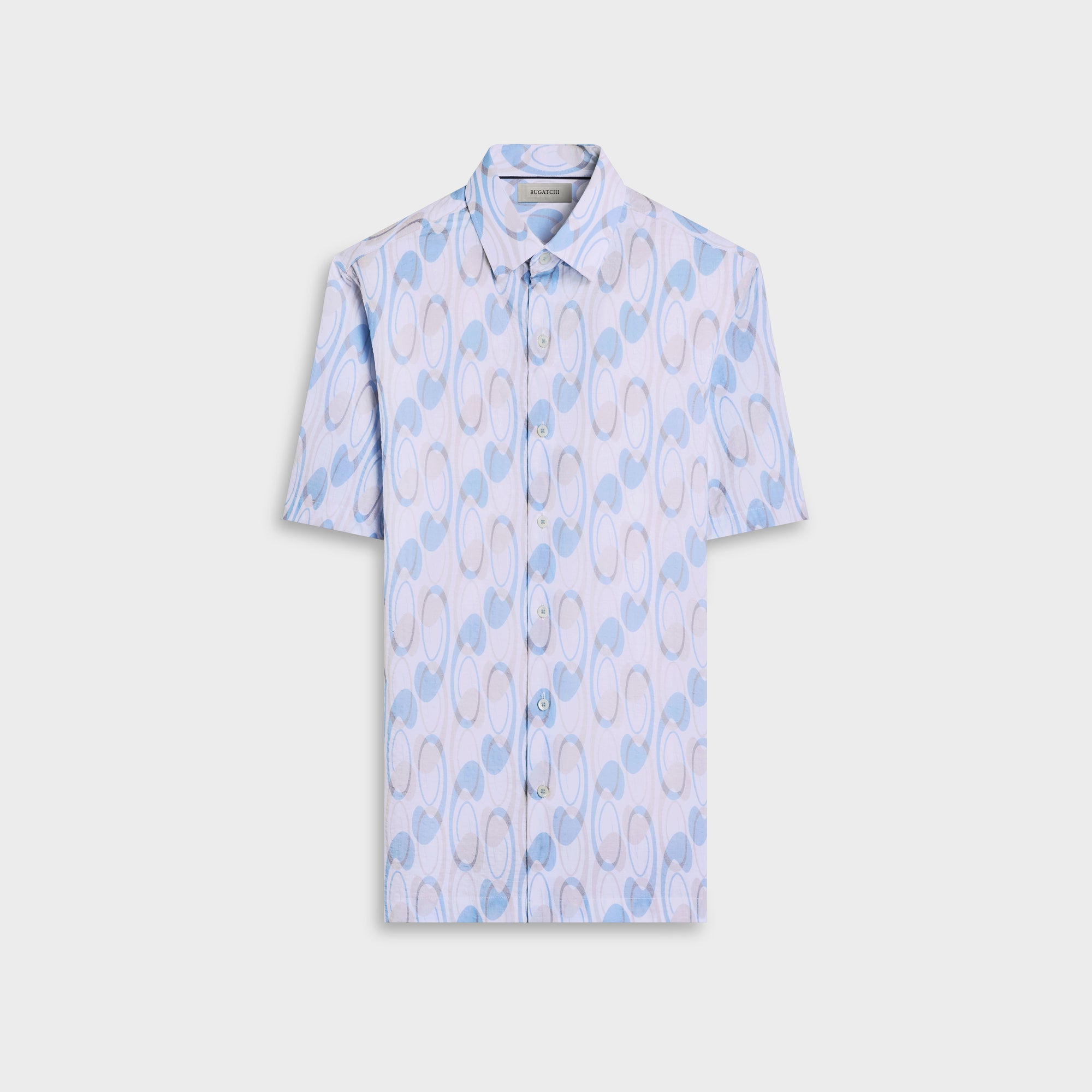 Vero Retro Abstract Short-Sleeve Shirt
