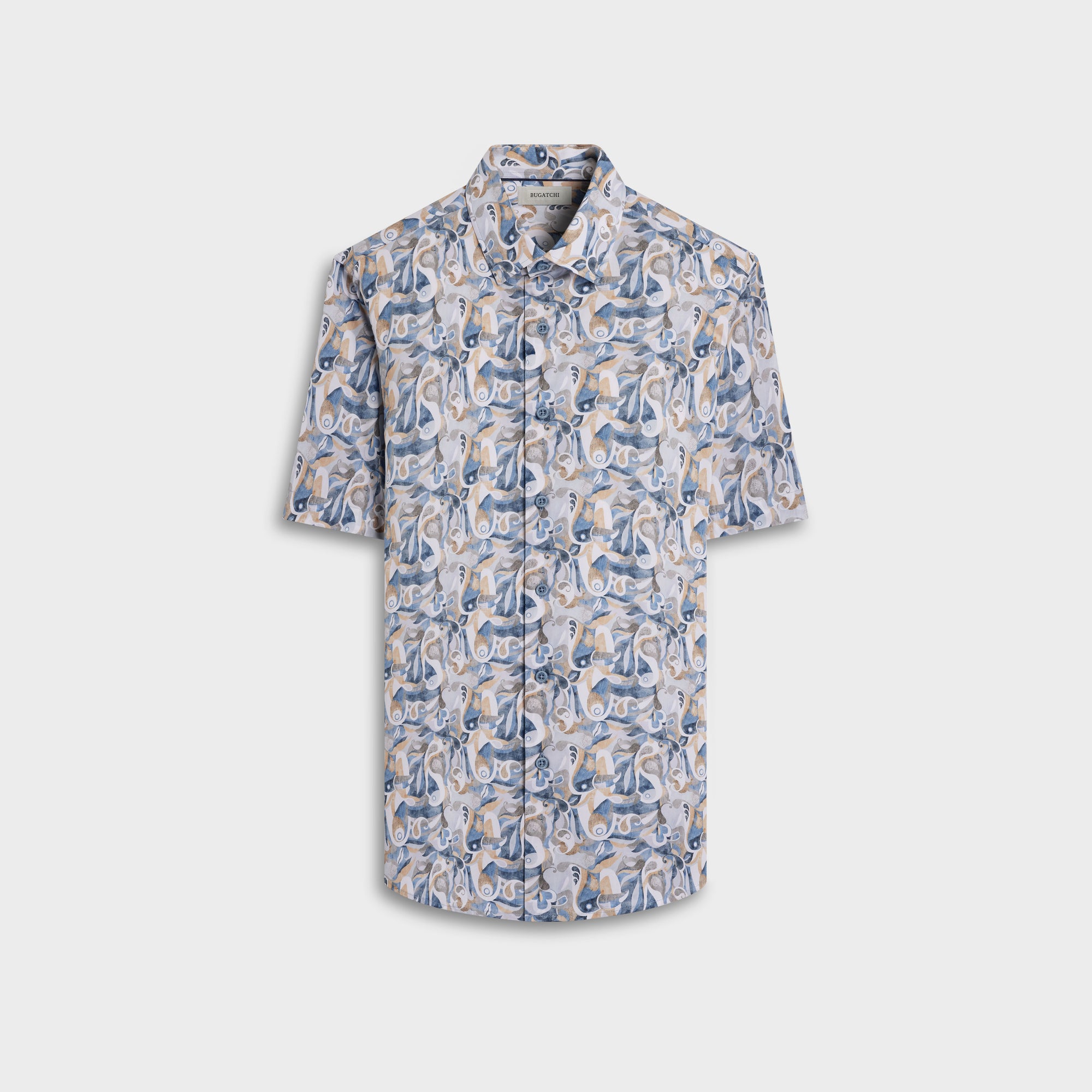Orson Abstract Paisley Short-Sleeve Shirt