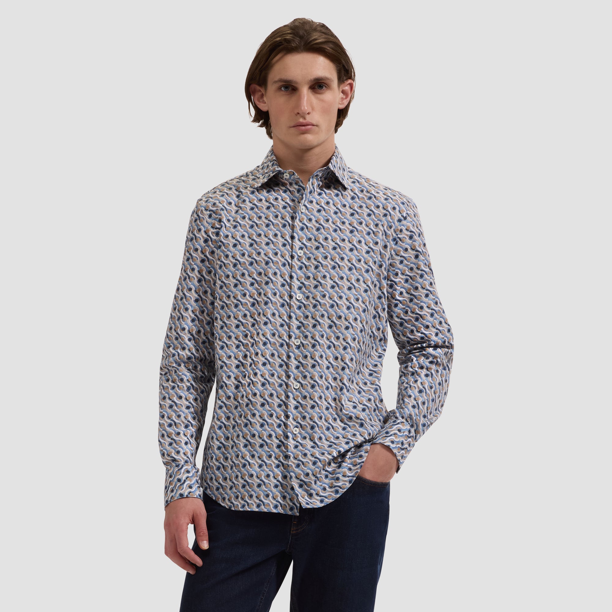 Axel Geometric Wave Shirt
