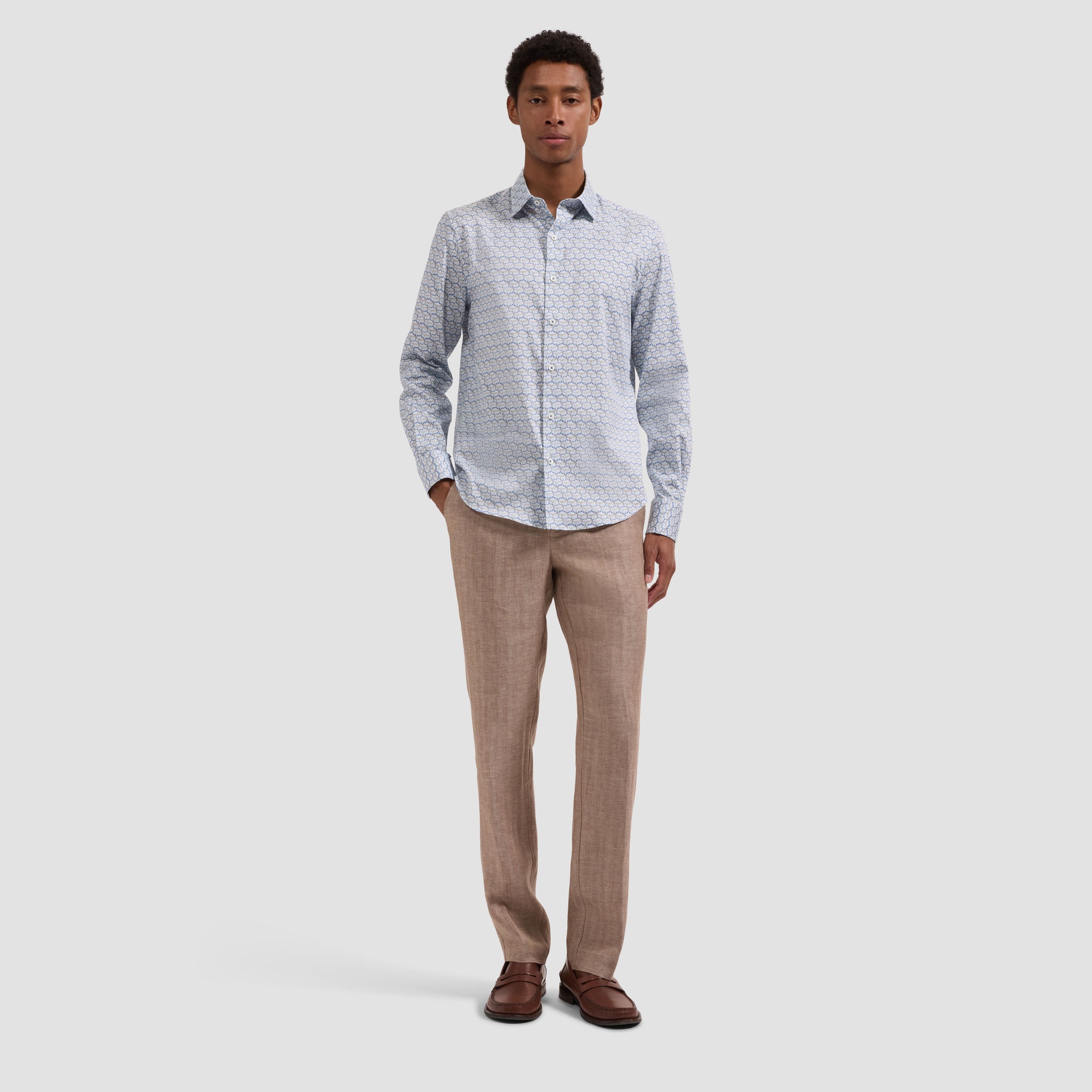 Julian Geometric Wave Shirt