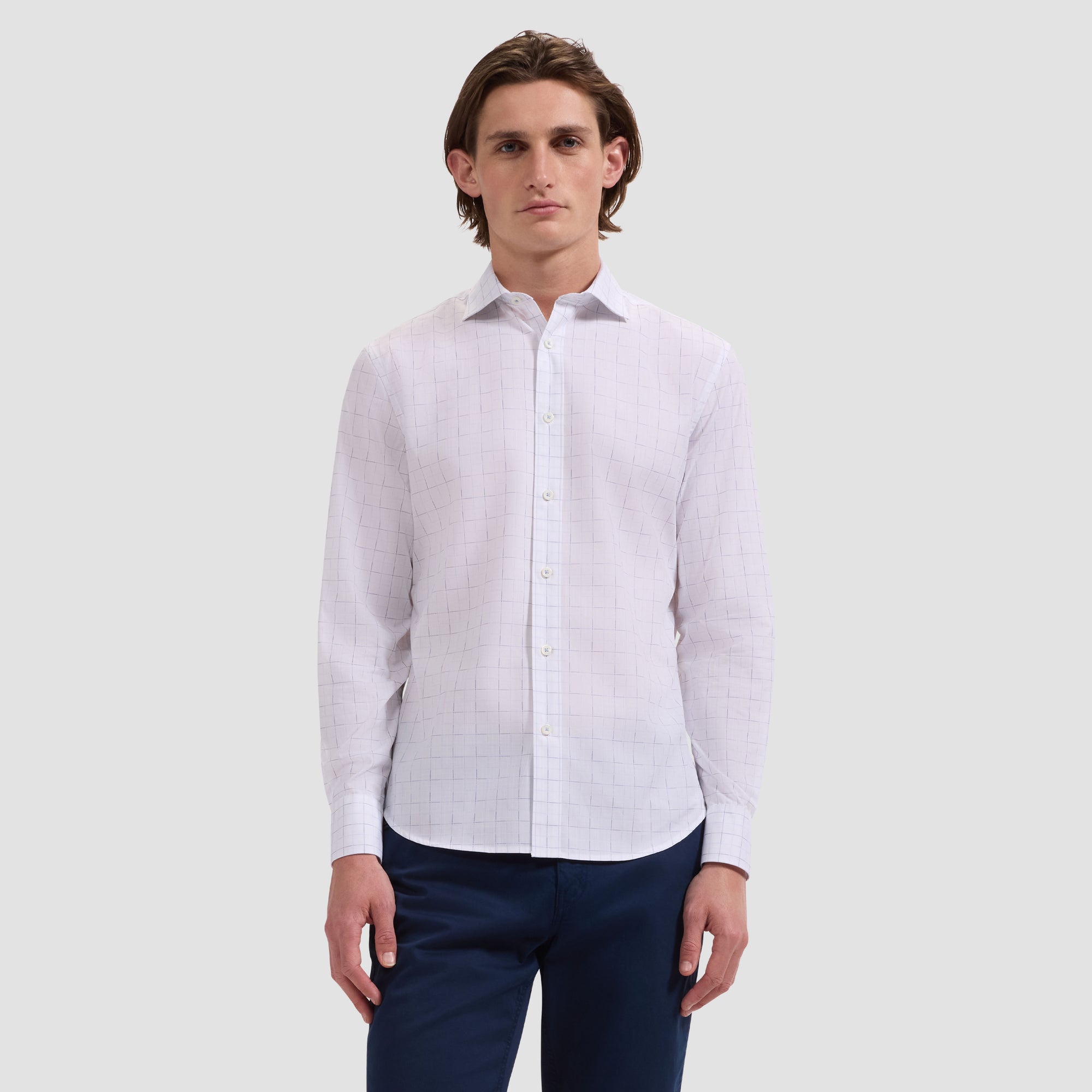 Axel Windowpane Shirt