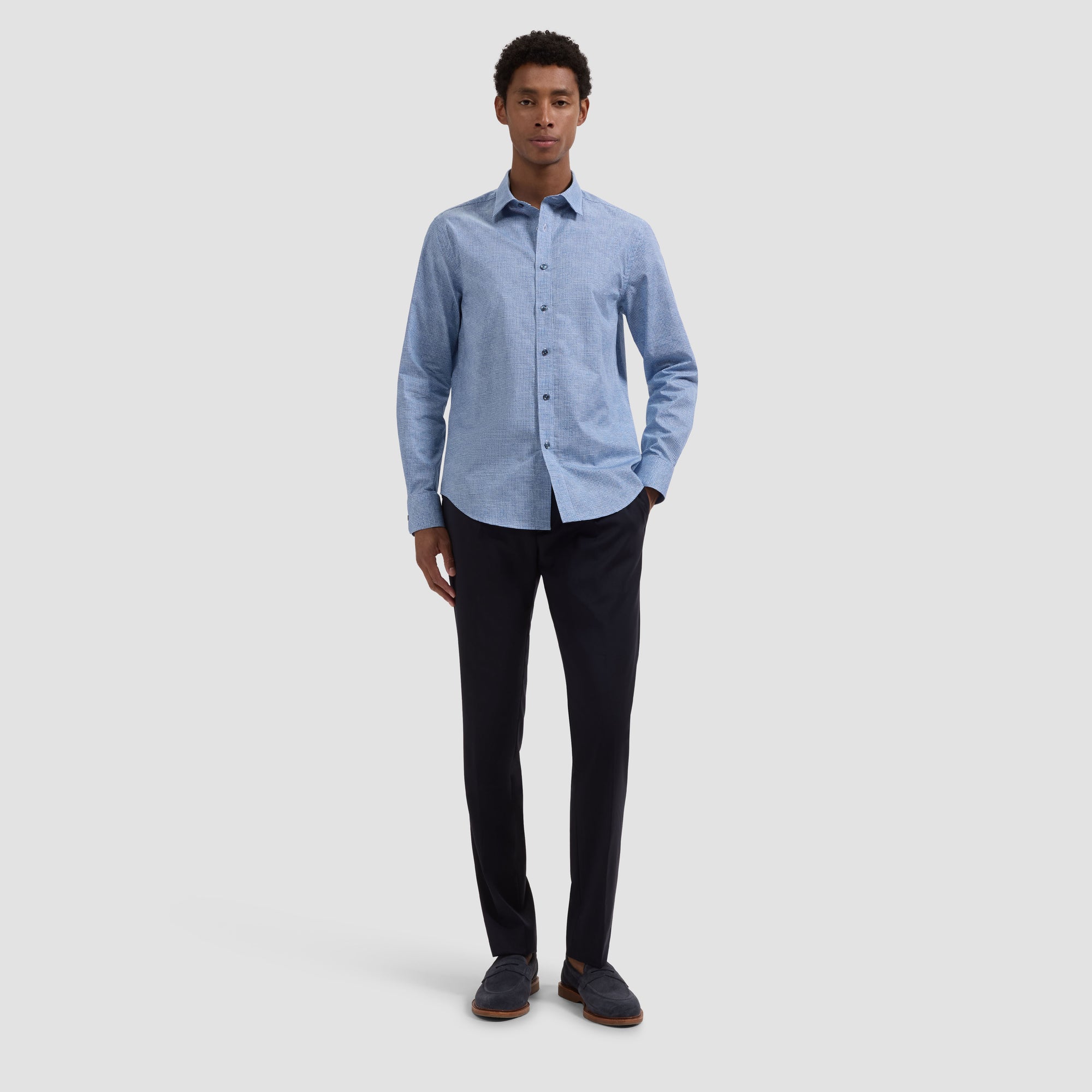 Julian Micro Houndstooth Shirt