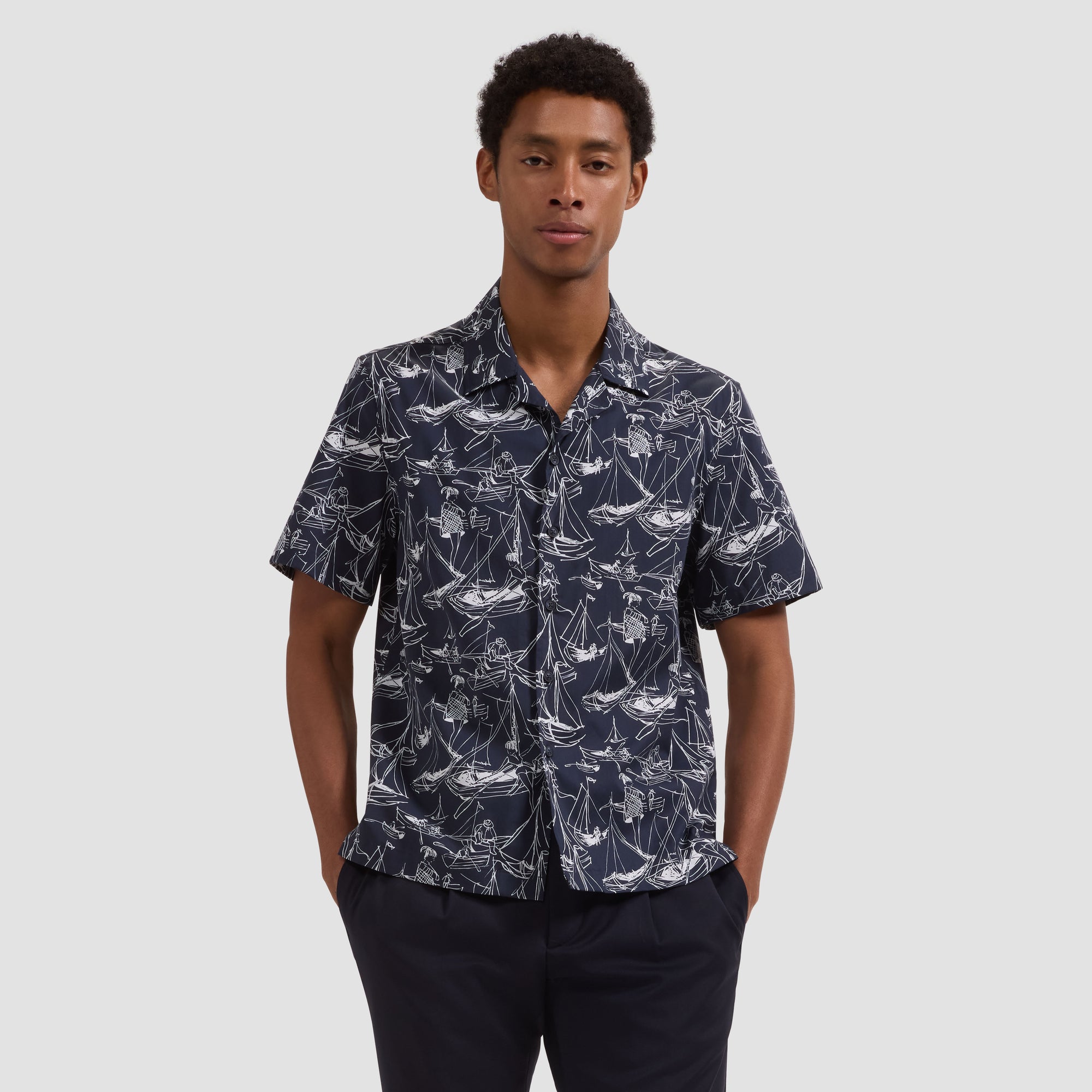 Jackson Marina Sketch Camp Shirt