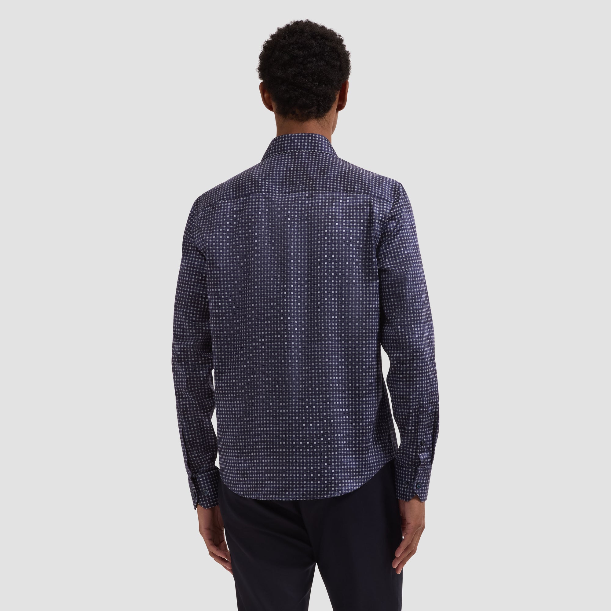 Axel Micro Floral Geometric Shirt