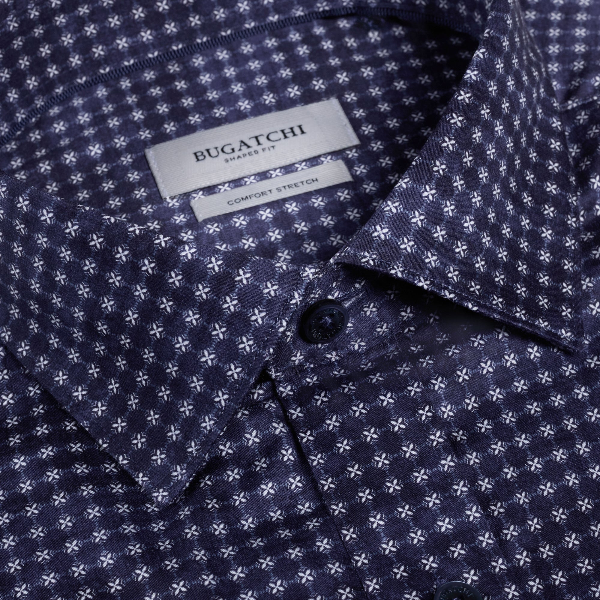 Axel Micro Floral Geometric Shirt