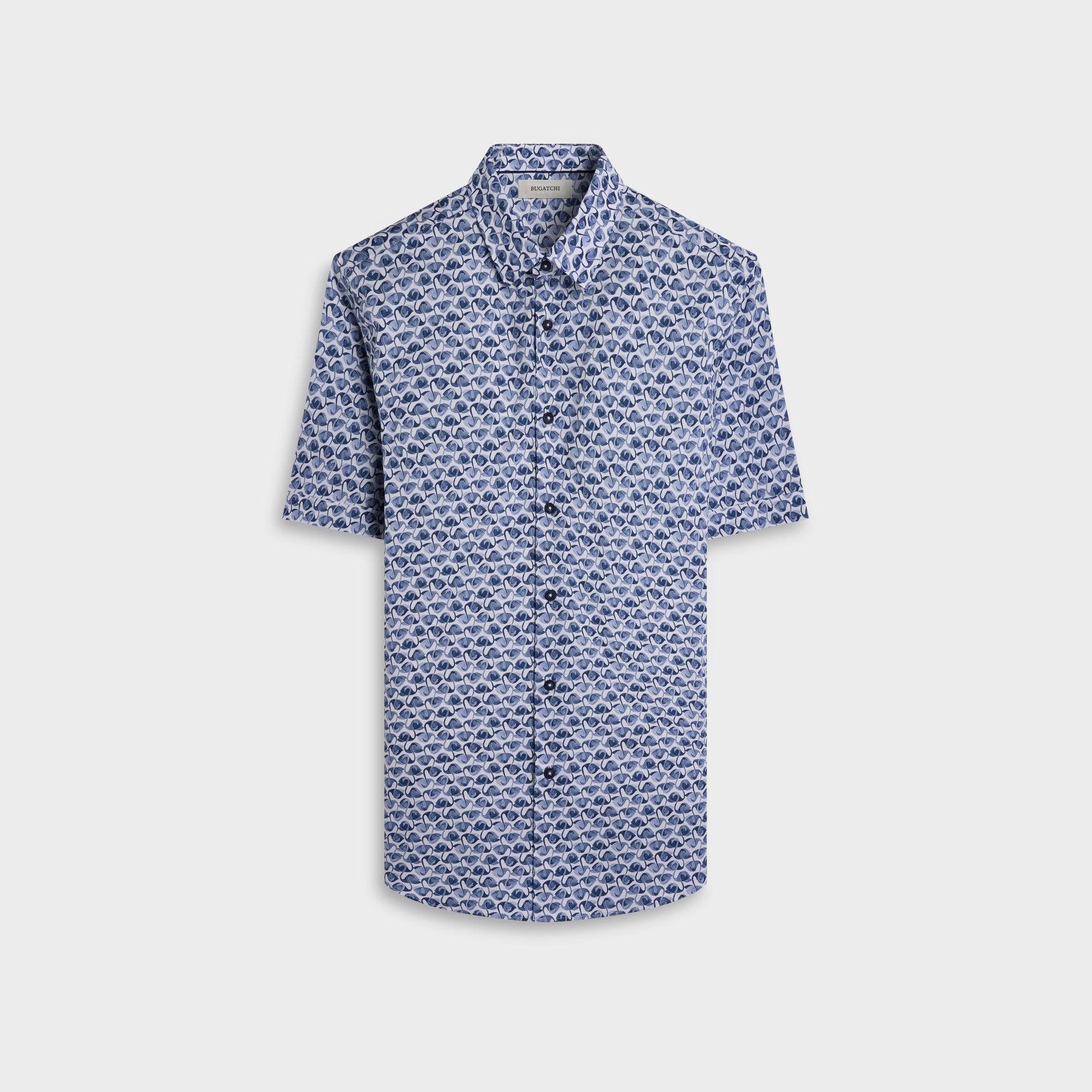 Orson Abstract Flamingo Short-Sleeve Shirt