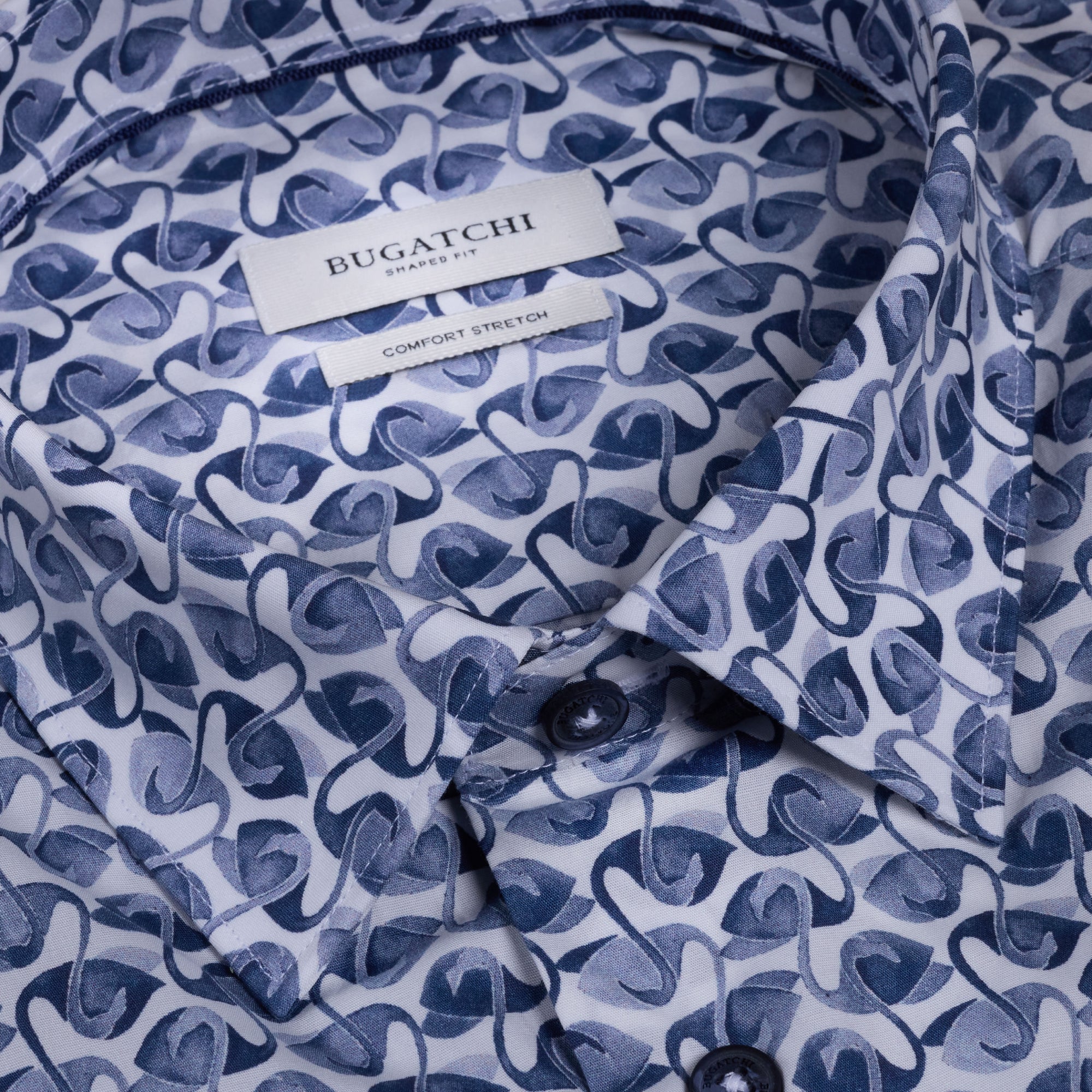 Orson Abstract Flamingo Short-Sleeve Shirt