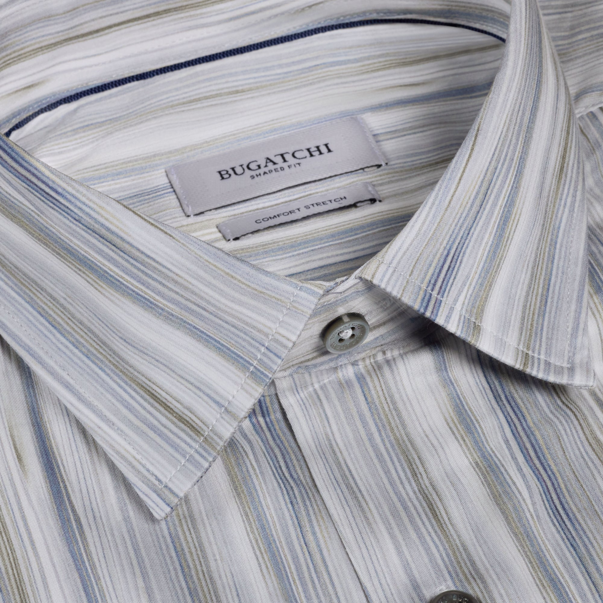 Julian Brushstroke Striped Shirt