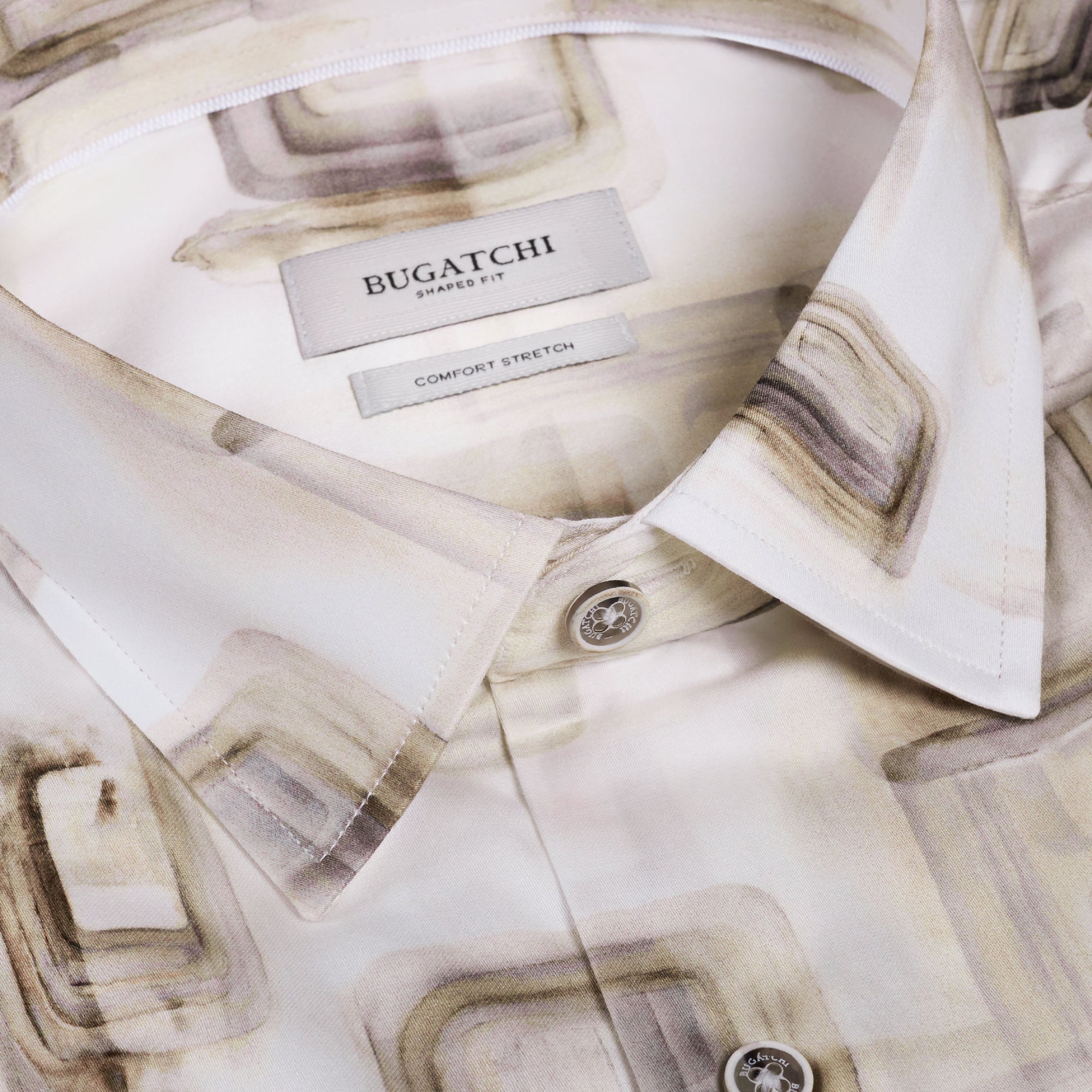 Vero Watercolor Abstract Short-Sleeve Shirt