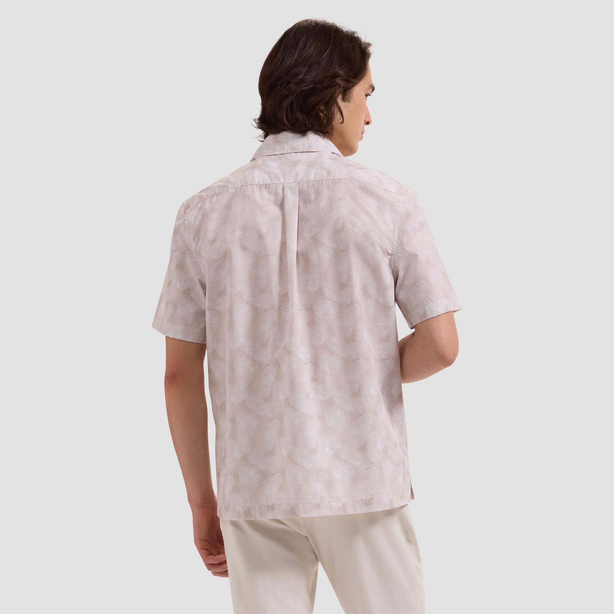 Jackson Palm Print Camp Shirt