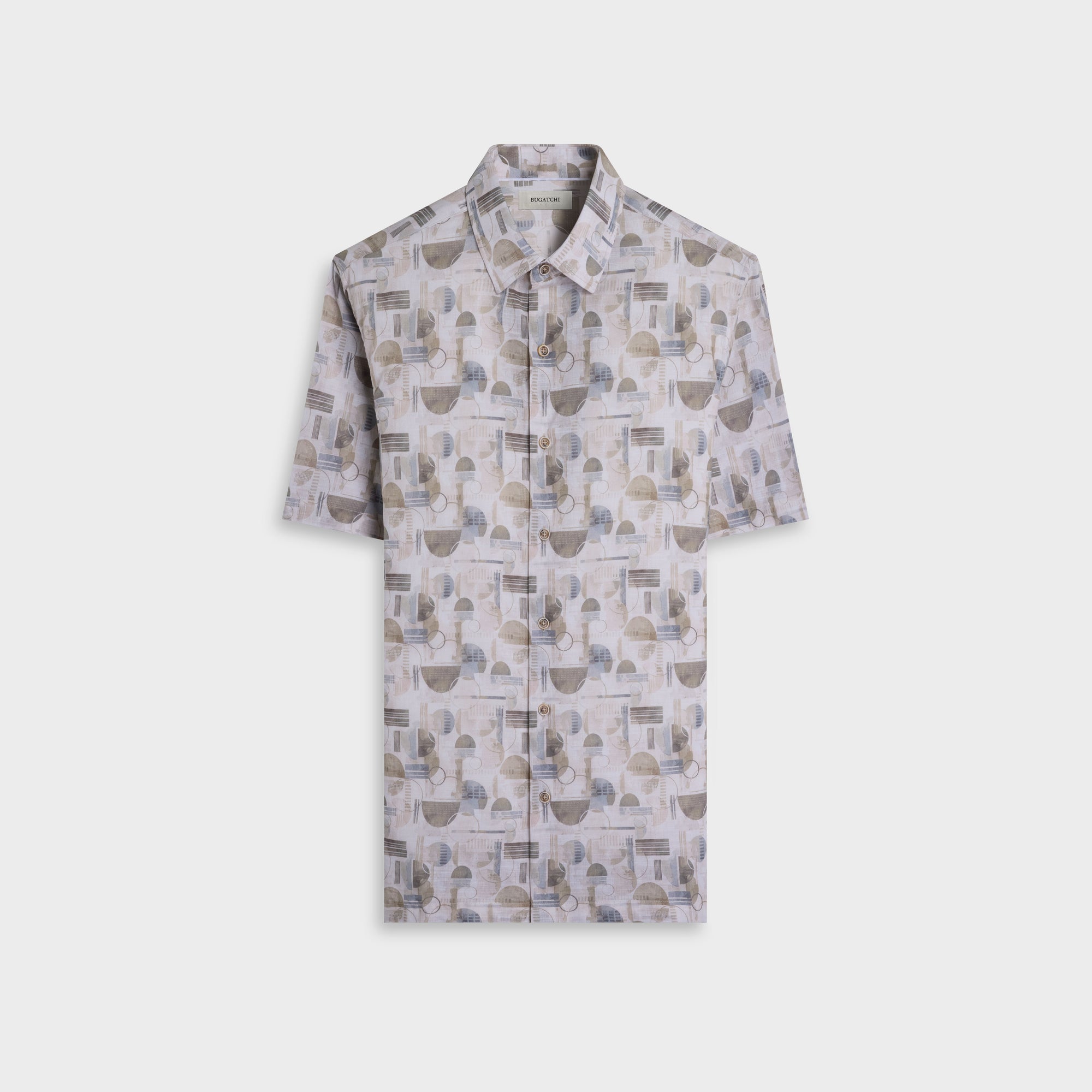 Vero Geometric Short-Sleeve Shirt