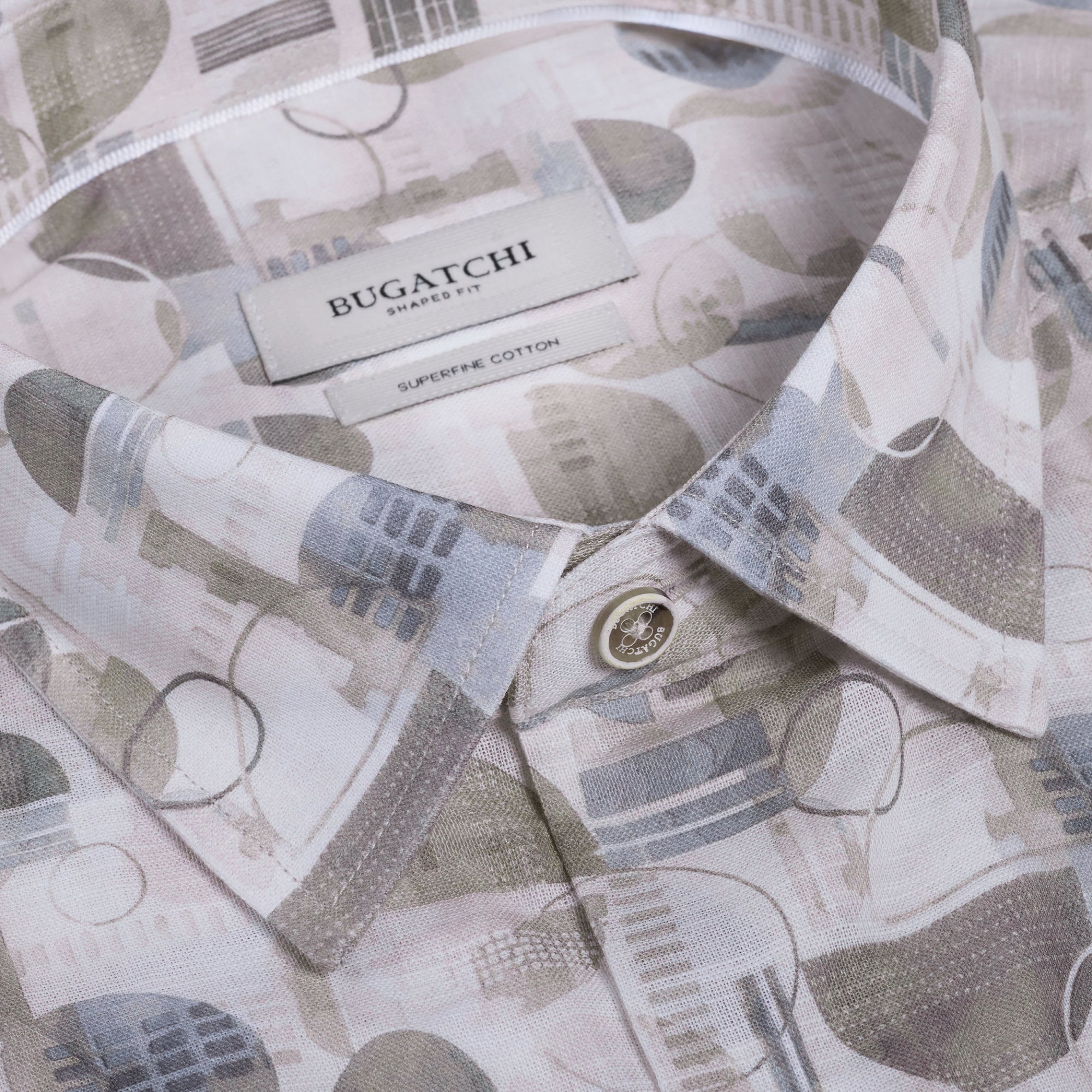 Vero Geometric Short-Sleeve Shirt