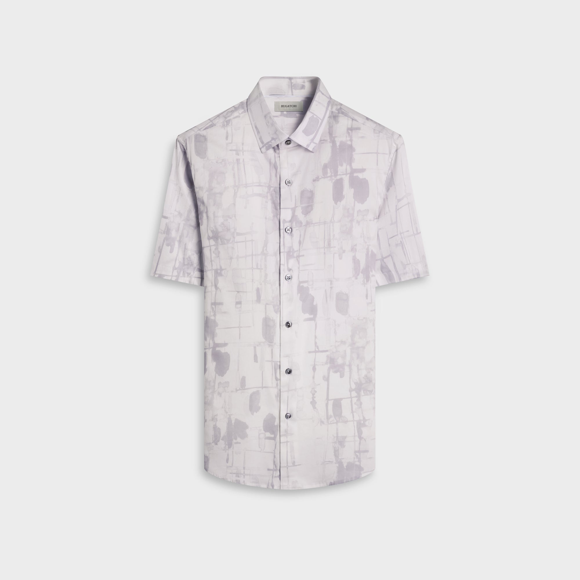 Orson Watercolor Abstract Short-Sleeve Shirt