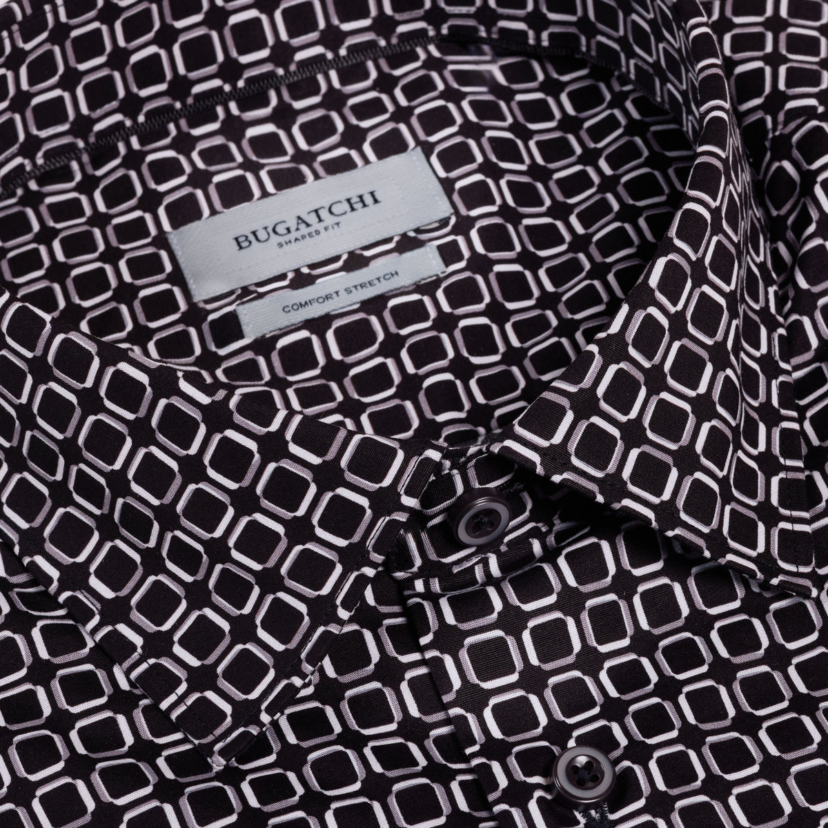 Vero Geometric Short-Sleeve Shirt