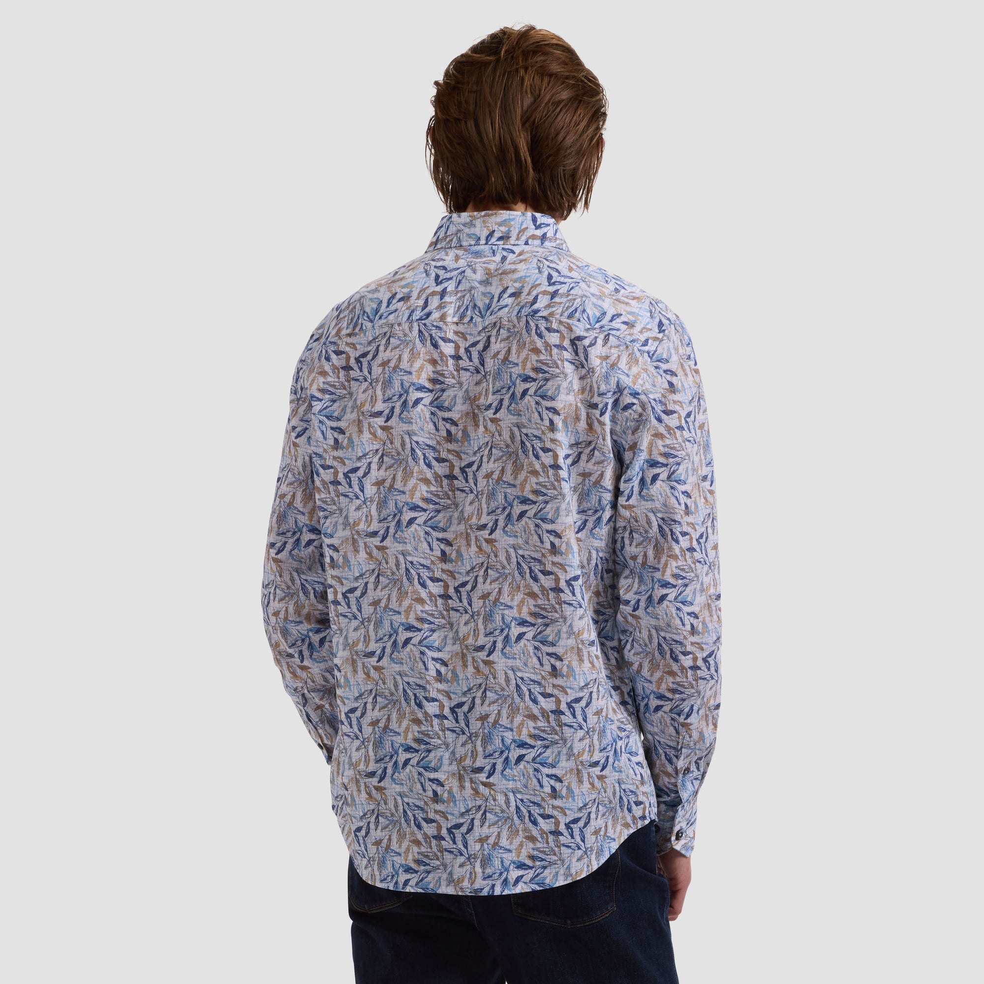 Julian Leaf Print Shirt