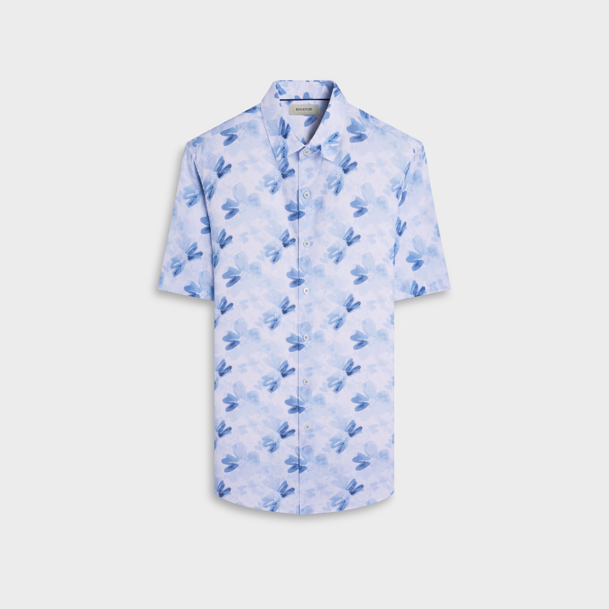 Orson Watercolor Floral Short-Sleeve Shirt