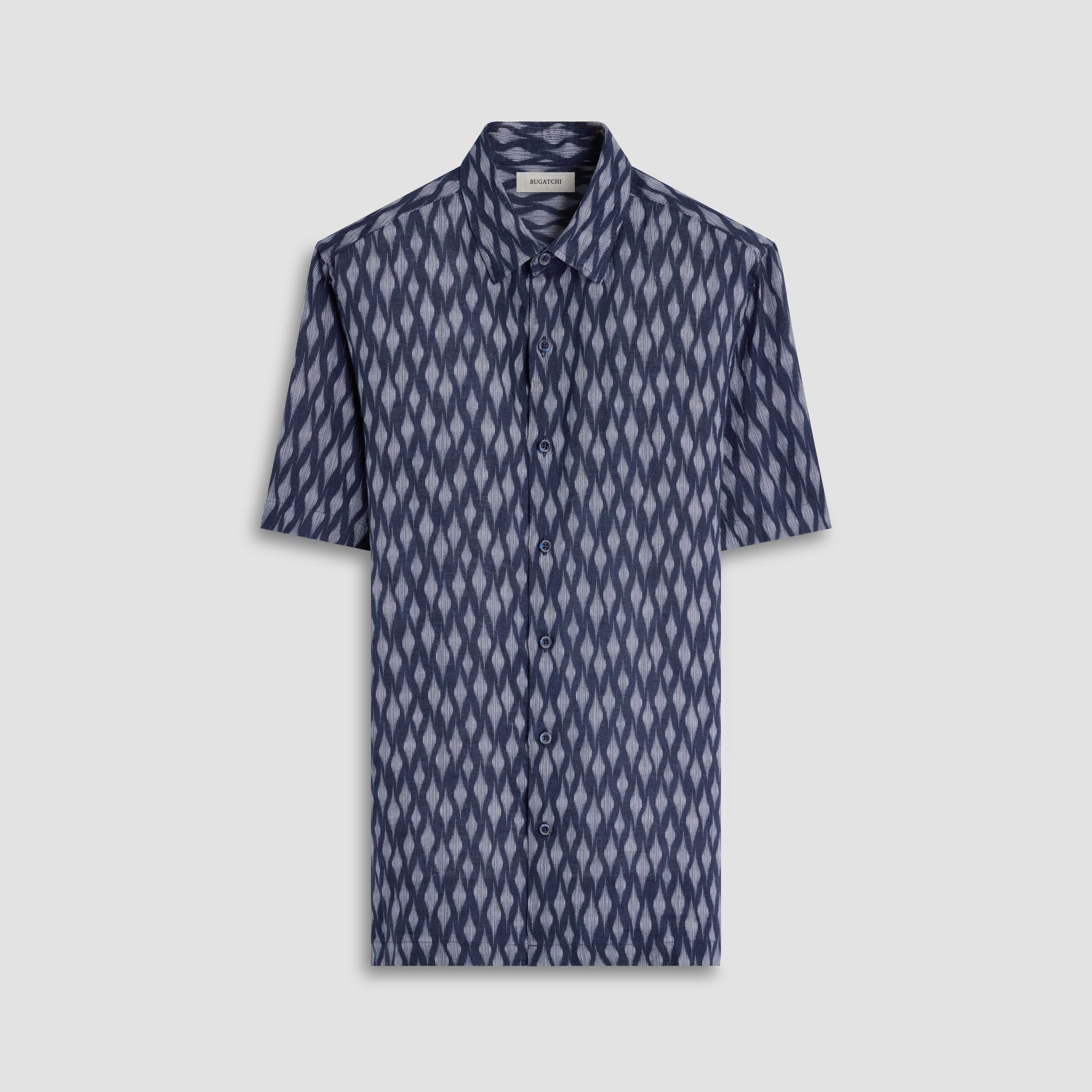 Vero Textured Diamond Short-Sleeve Shirt