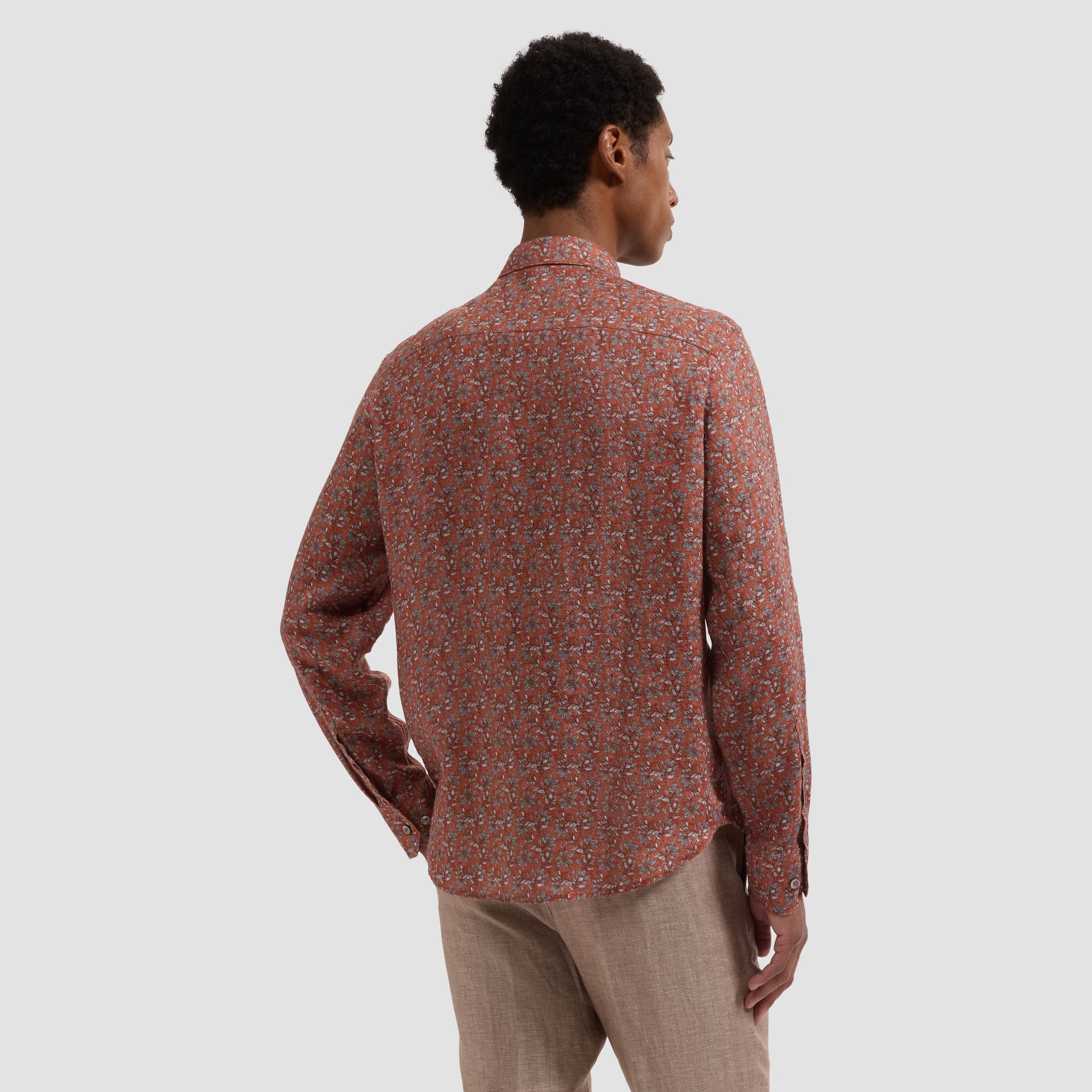 Julian Leaf Print Shirt