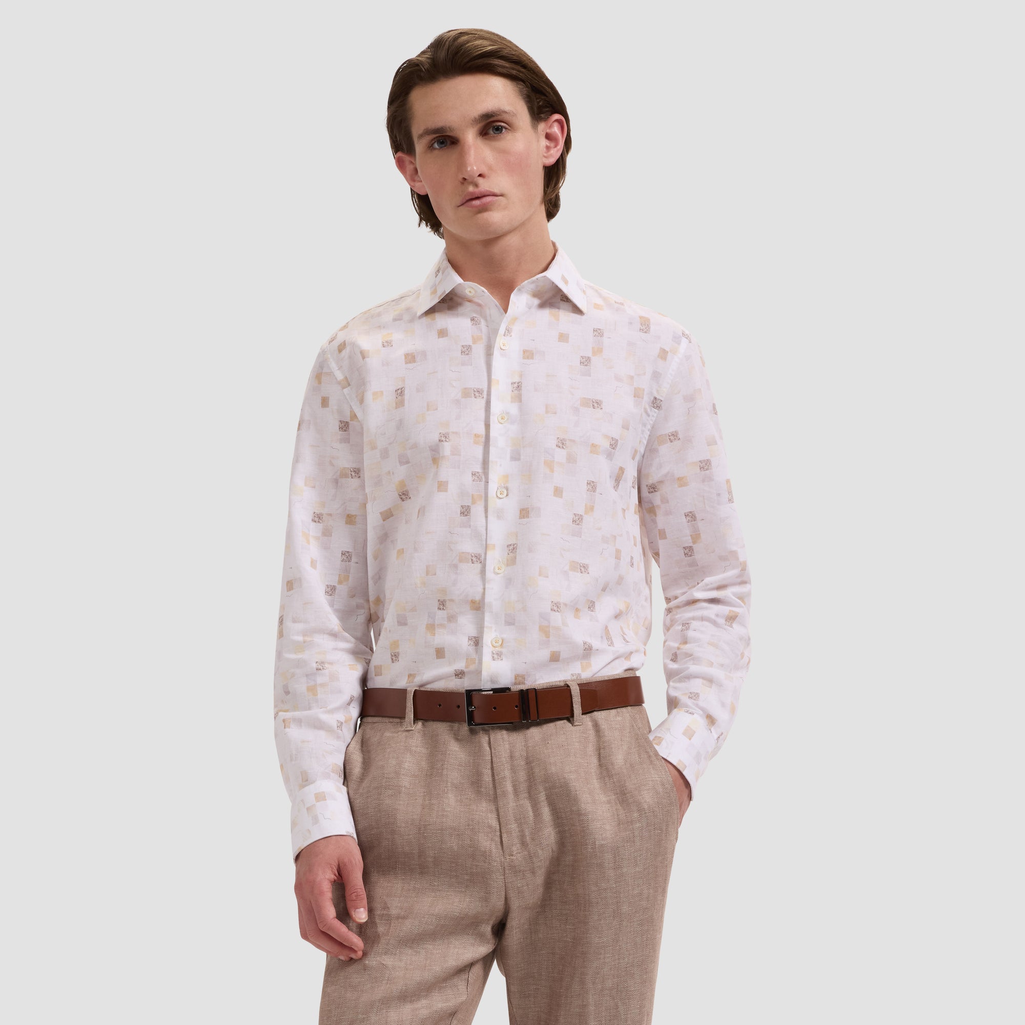 Axel Marble Check Shirt