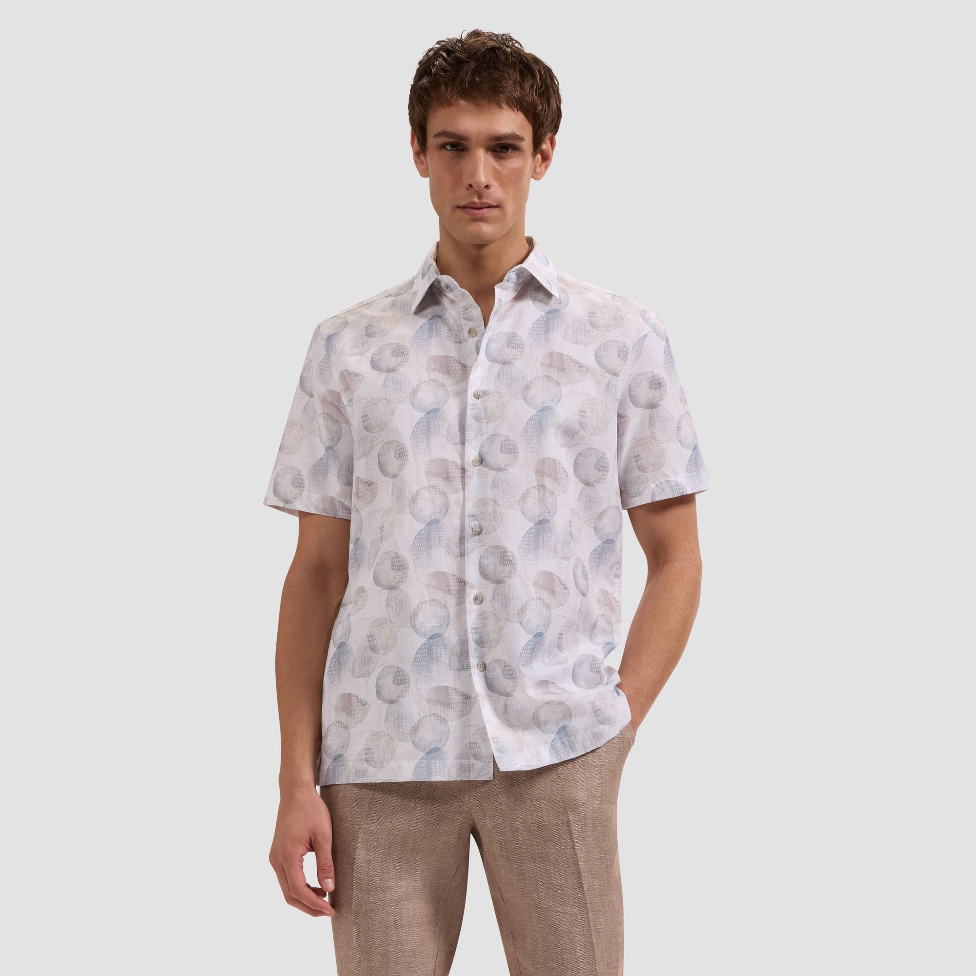 Vero Abstract Orb Short-Sleeve Shirt