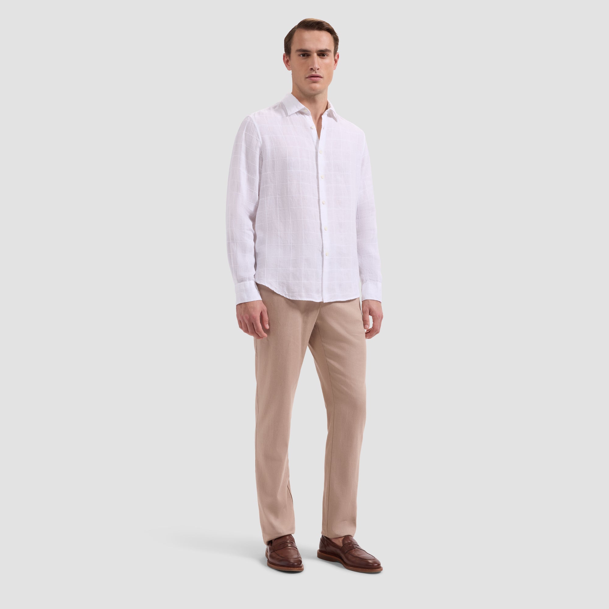 Julian Tonal Windowpane Shirt