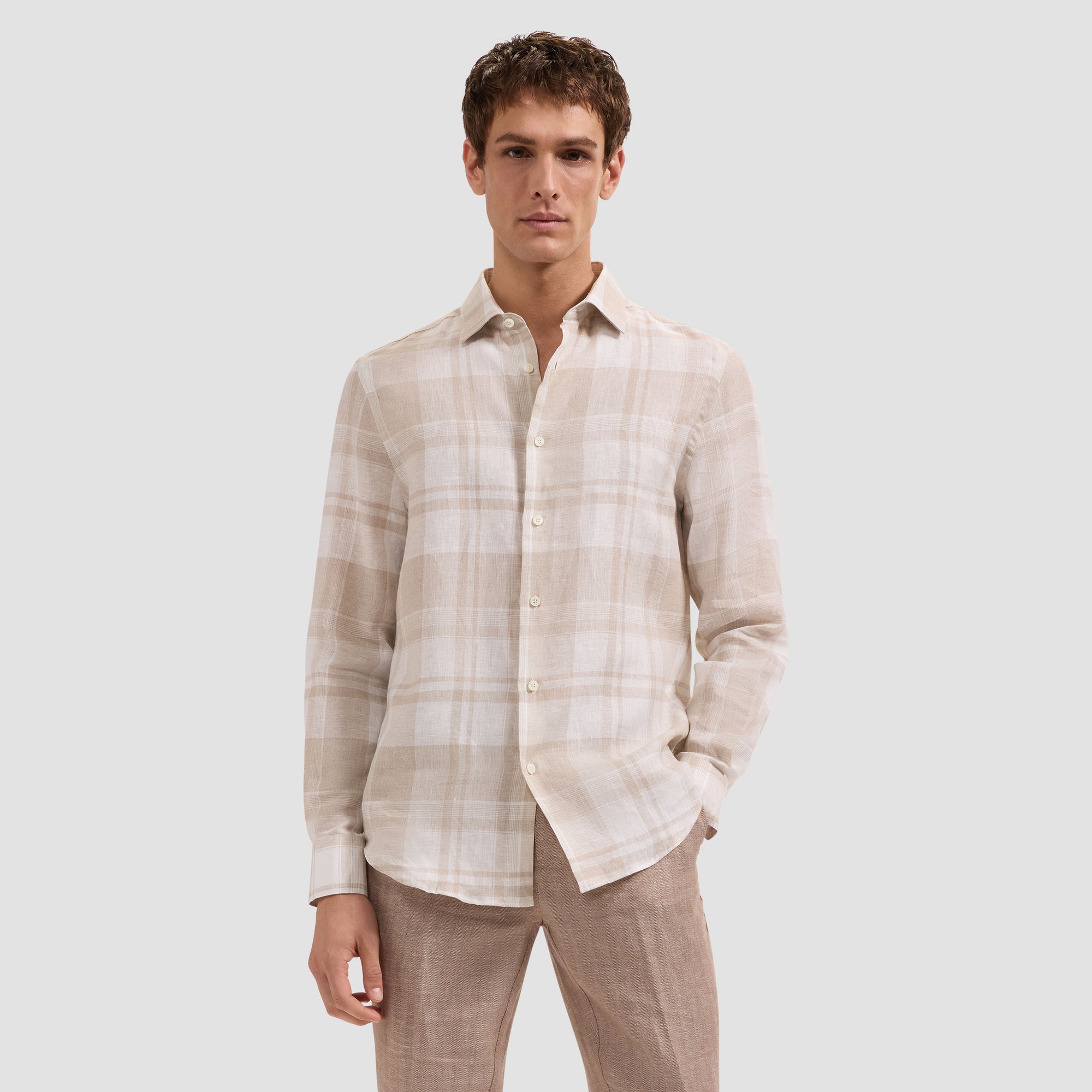 Julian Windowpane Plaid Shirt