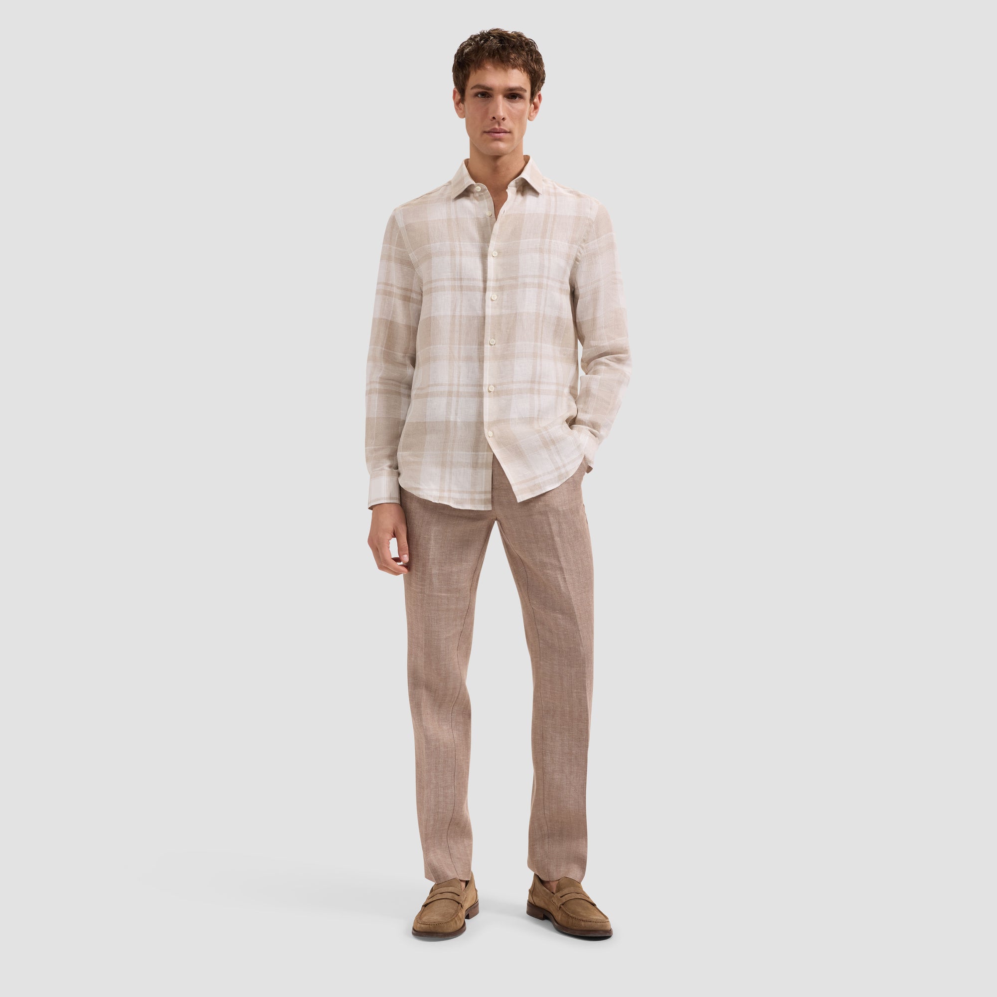 Julian Windowpane Plaid Shirt