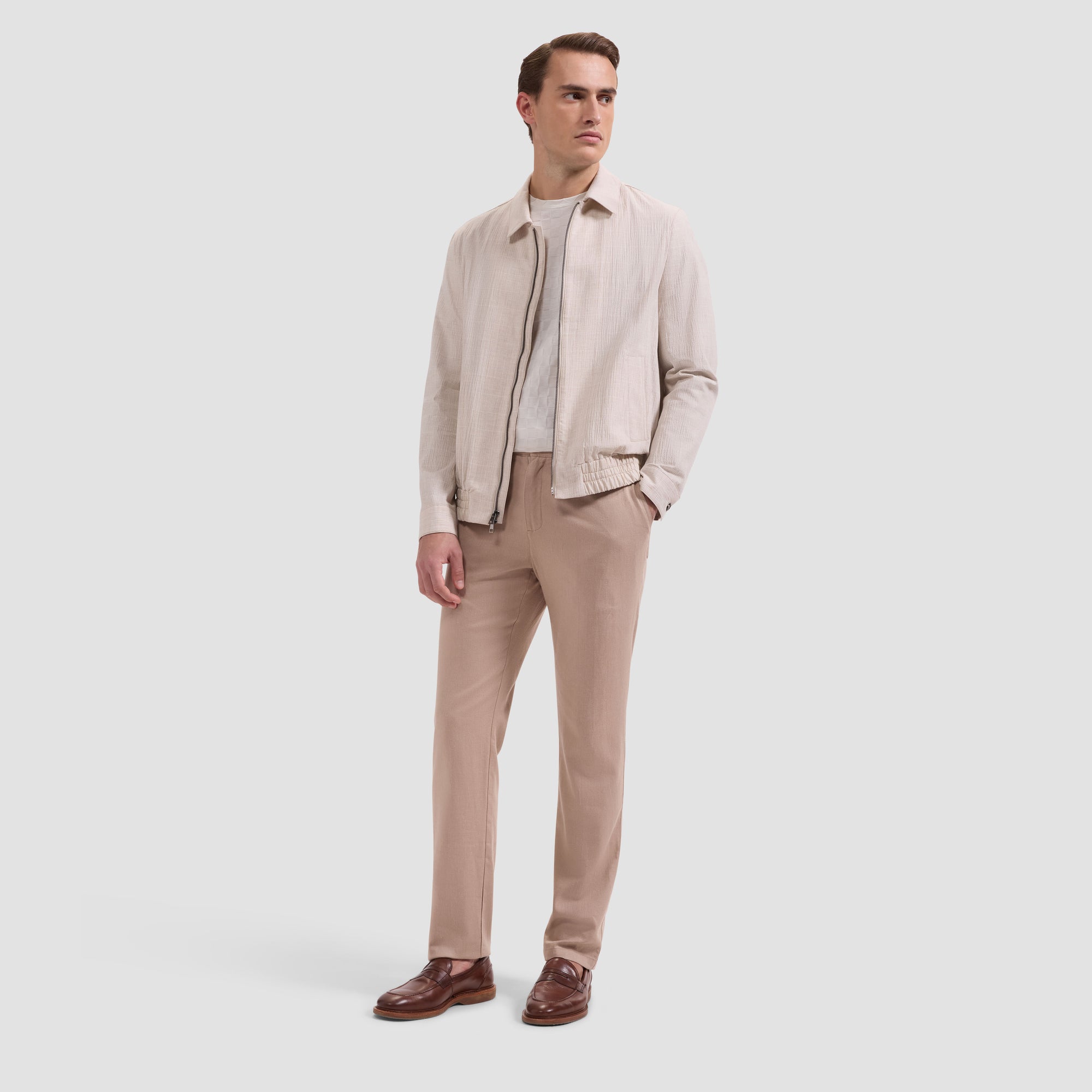 Glen Check Blouson Jacket