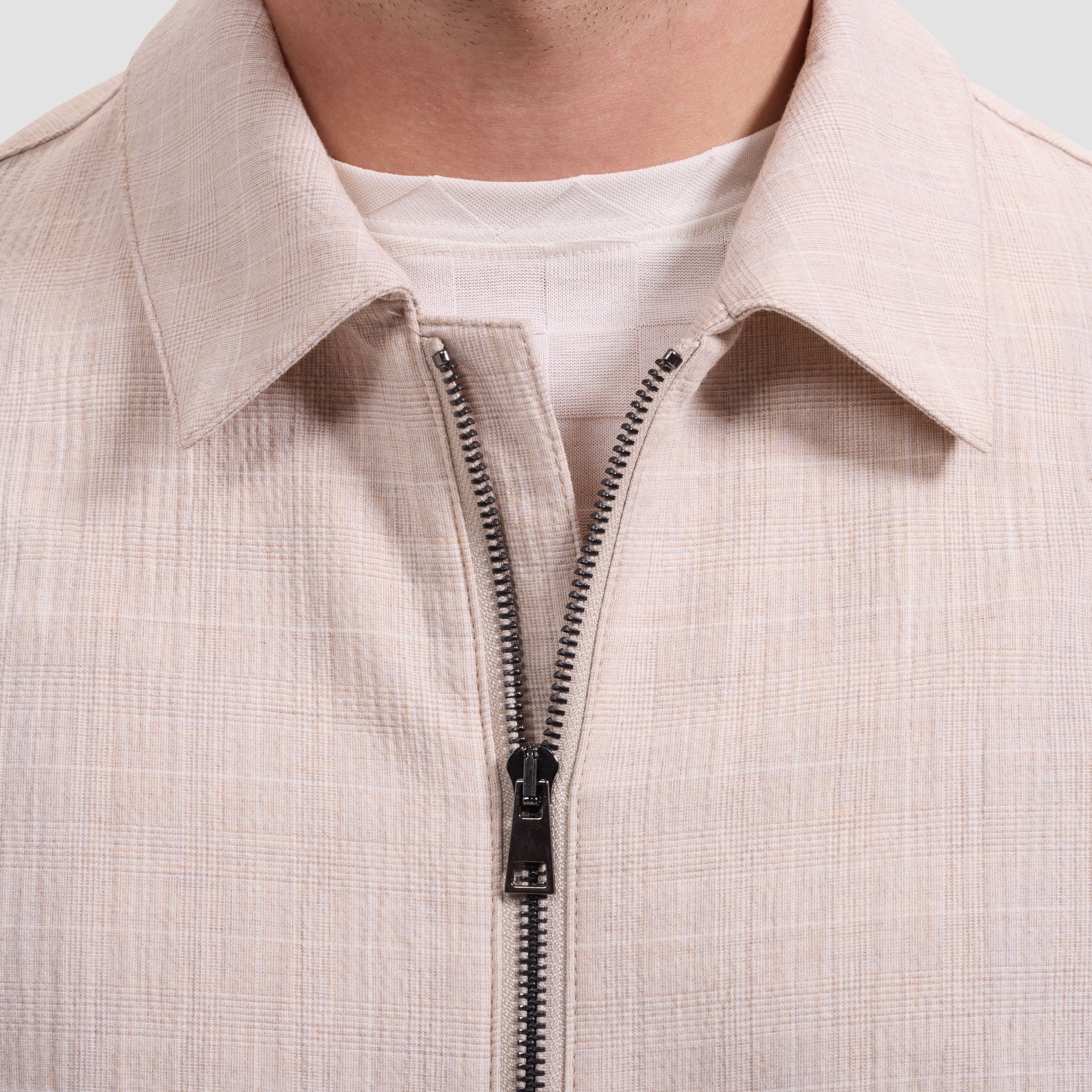 Glen Check Blouson Jacket